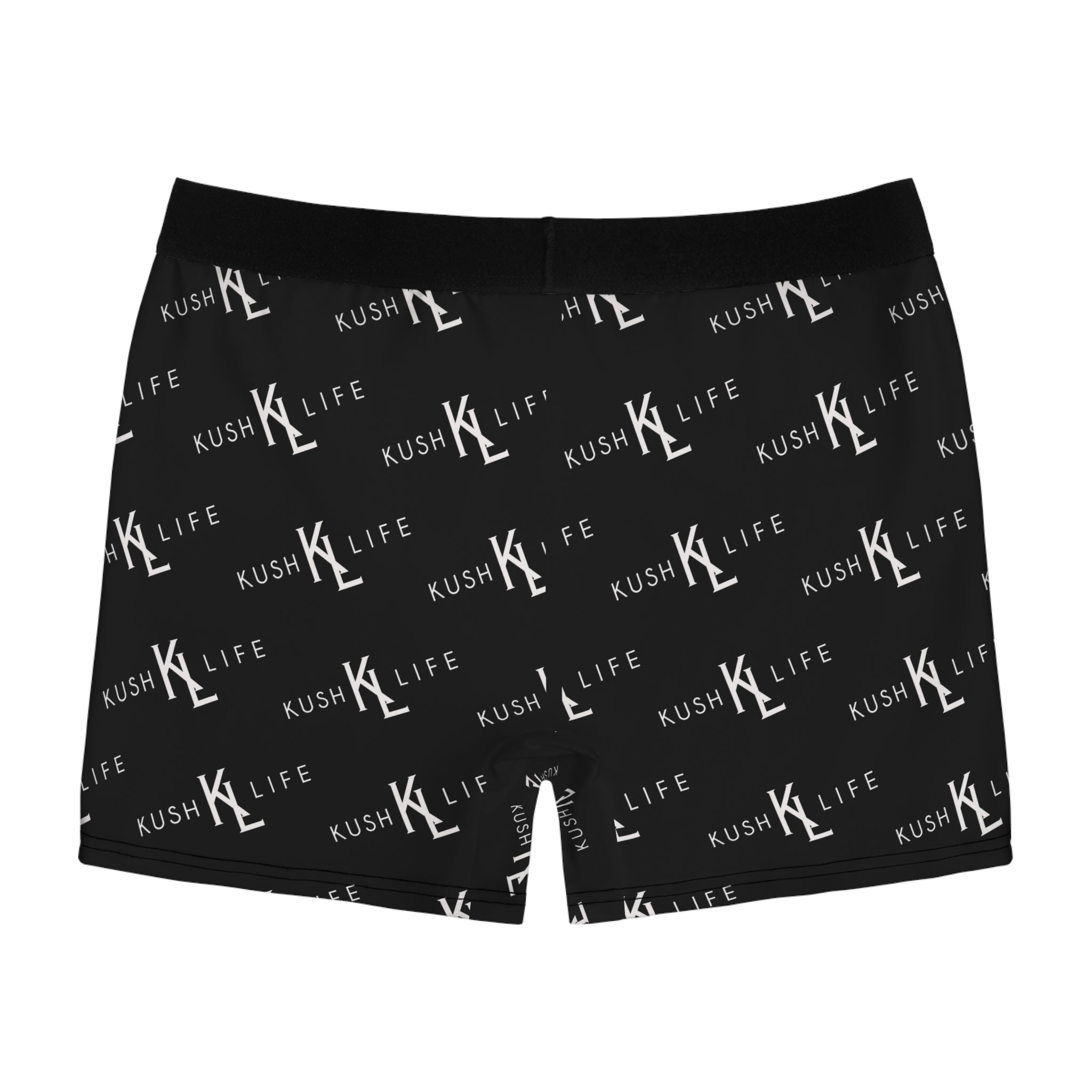 Kush KL Life Classic logo - Men's Boxer Briefs - Kush Life AOP Print, Comfortable Underwear, Trendy Gift, Daily Wear, Streetwear Style, Unique Loungewear
