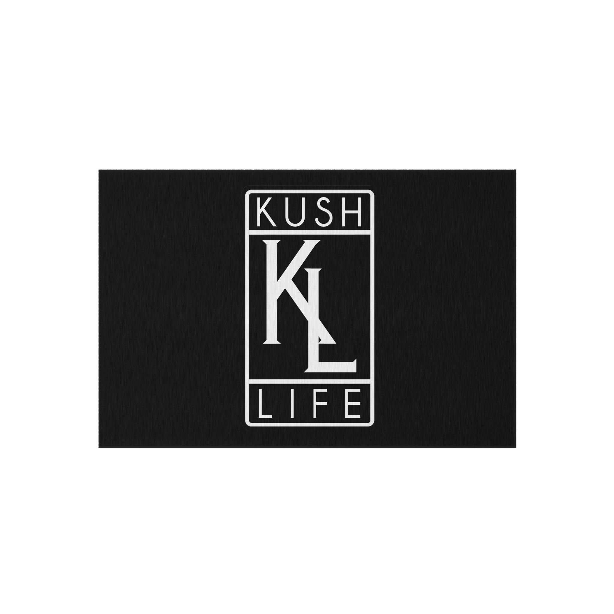 Kushlife OG Logo Stylish Outdoor Rug, Patio Decor, Modern Area Rug, Indoor/Outdoor Carpet, Boho Chic Rug