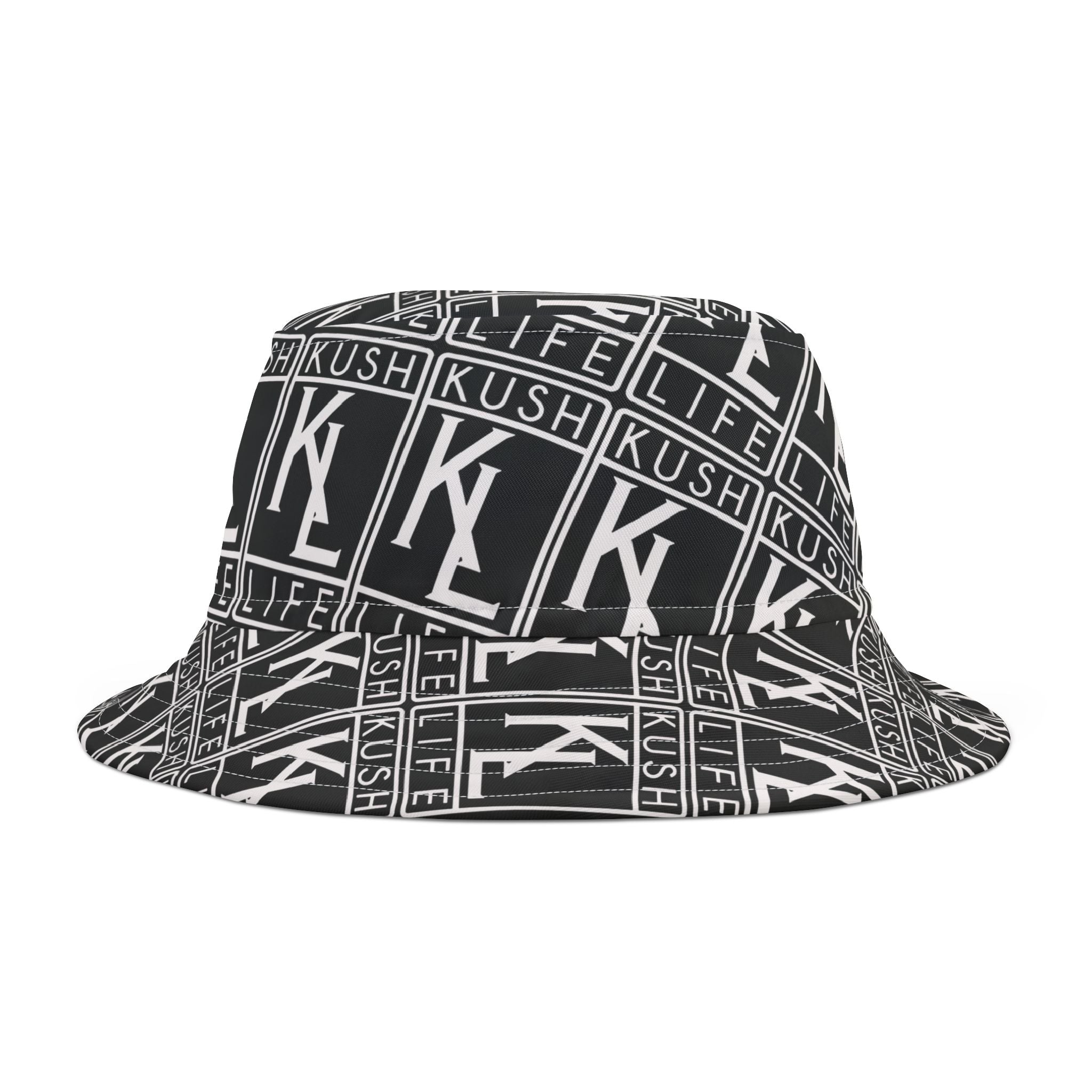 Kushlife OG Logo Monogram Bucket Hat (AOP)