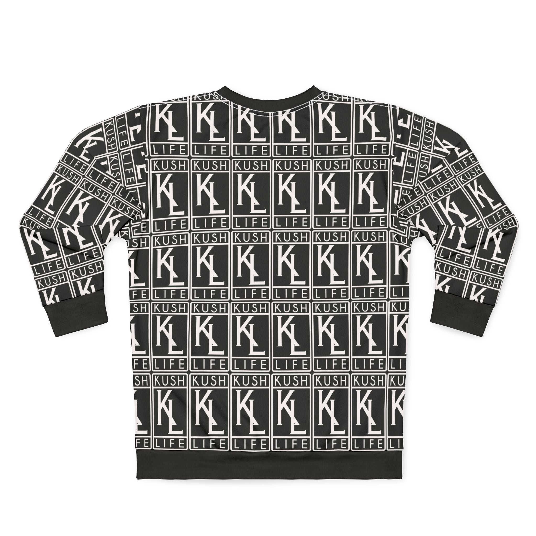 Kushlife OG Logo Monogram - Unisex Sweatshirt (AOP)