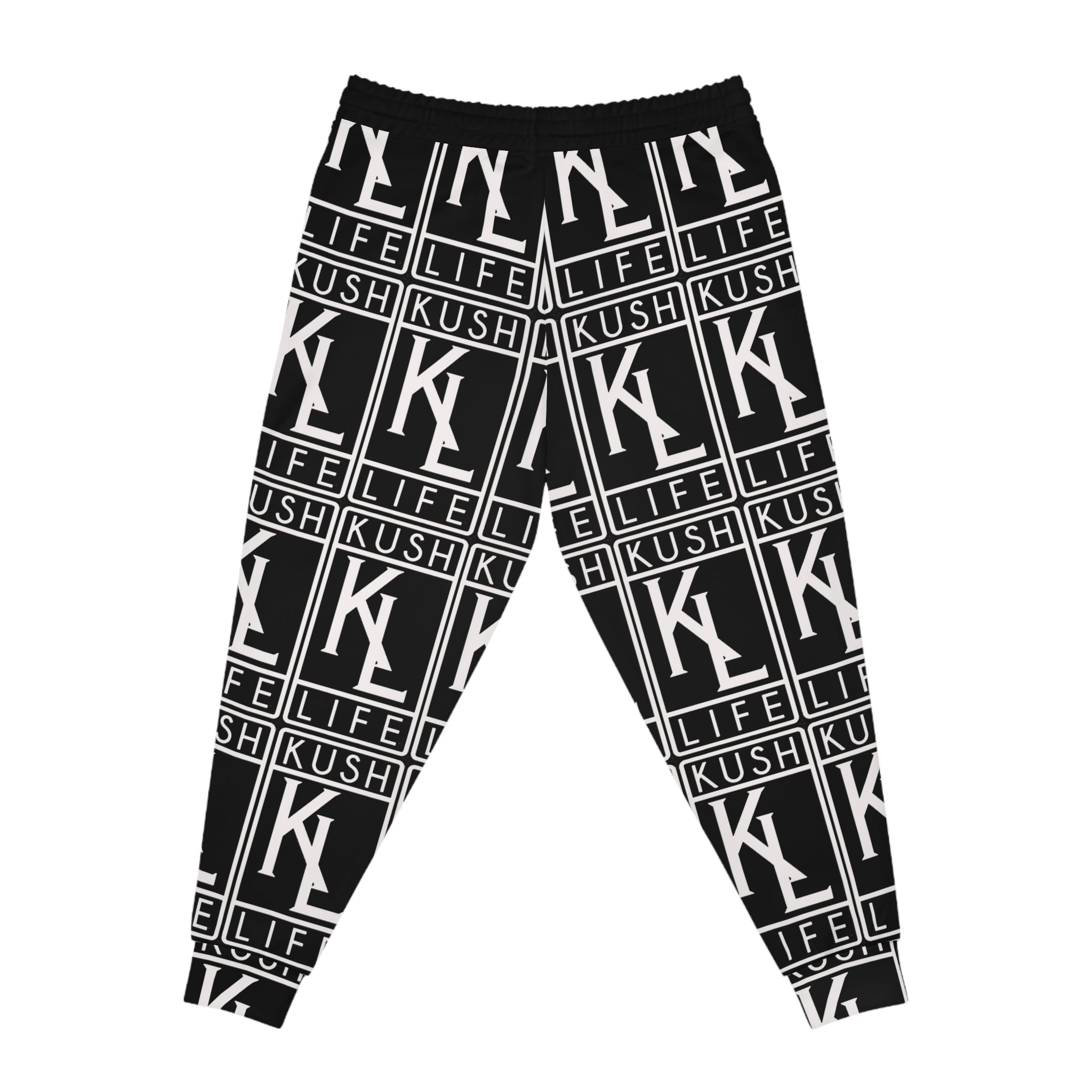 Kushlife OG Logo Monogram - Athletic Joggers (AOP)