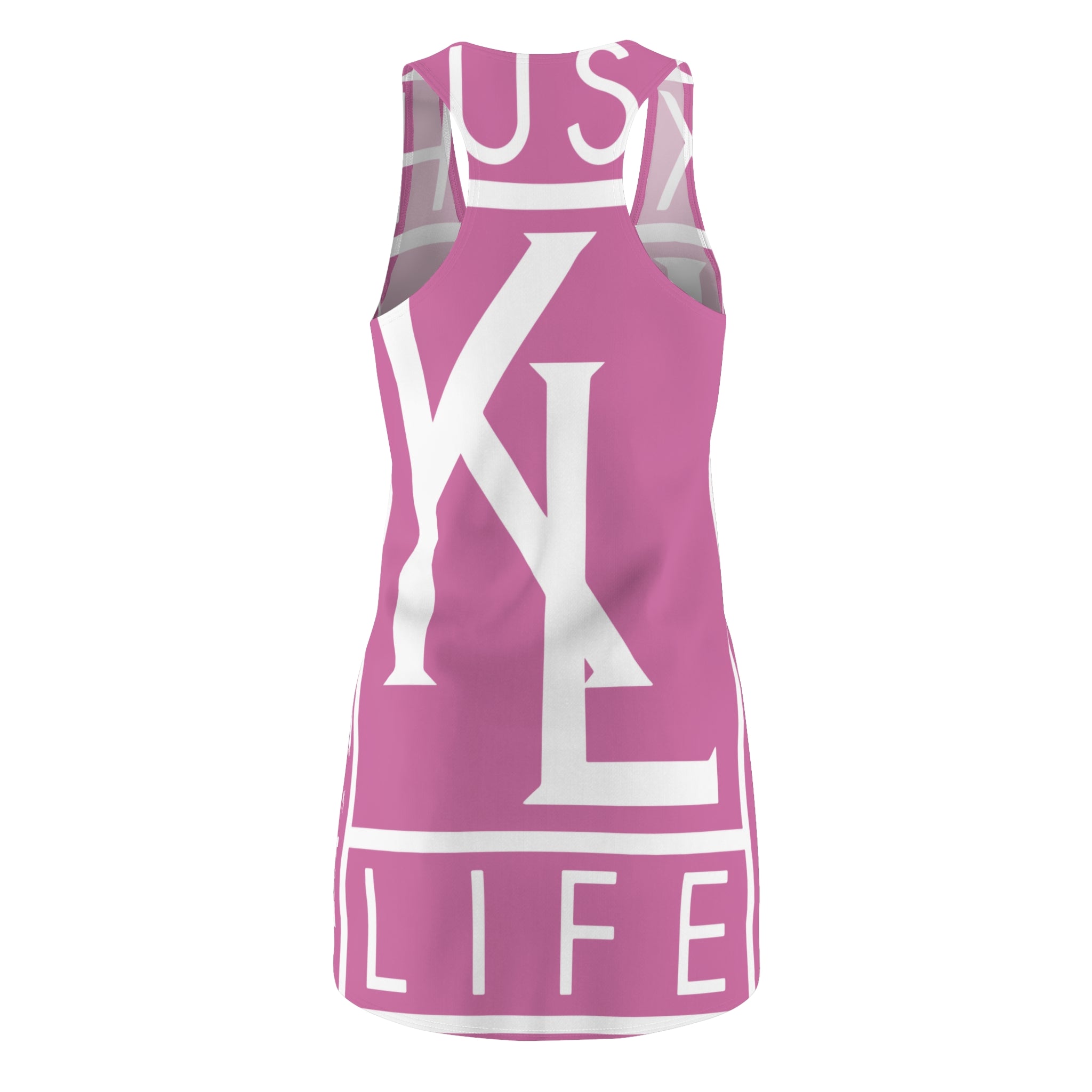 Kushlife OG Logo - Rose' Stylish Women's Racerback Dress, Trendy Summer Dress, Casual Lounge Wear, Athletic Dress, Fashionable Daily Outfit