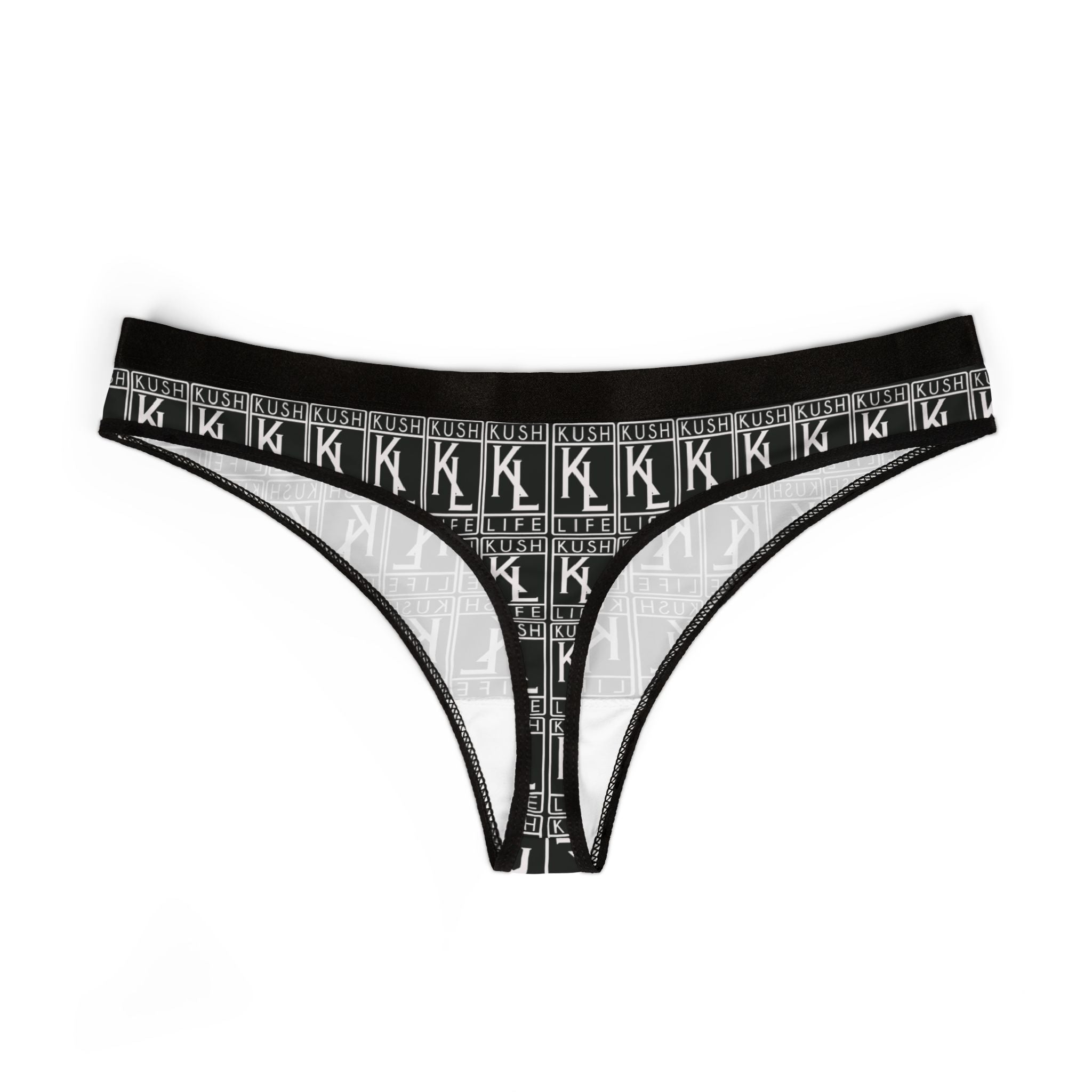 Kushlife OG Logo Monogram Women's Thongs (AOP)