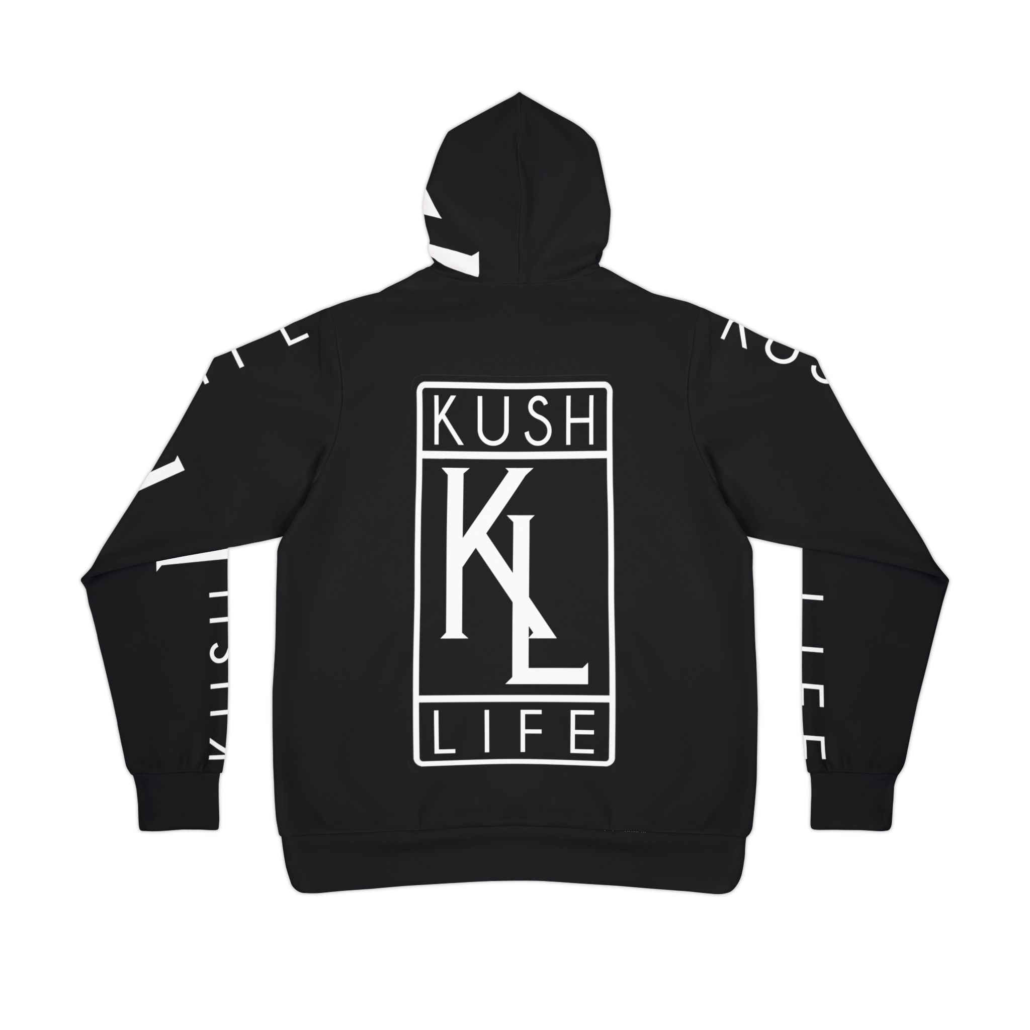 Kush Life OG Logo - Ebony Athletic Hoodie, Stylish Sportswear, Perfect for Athletes, Gift for Fitness Lovers, Cozy Fashion Statement