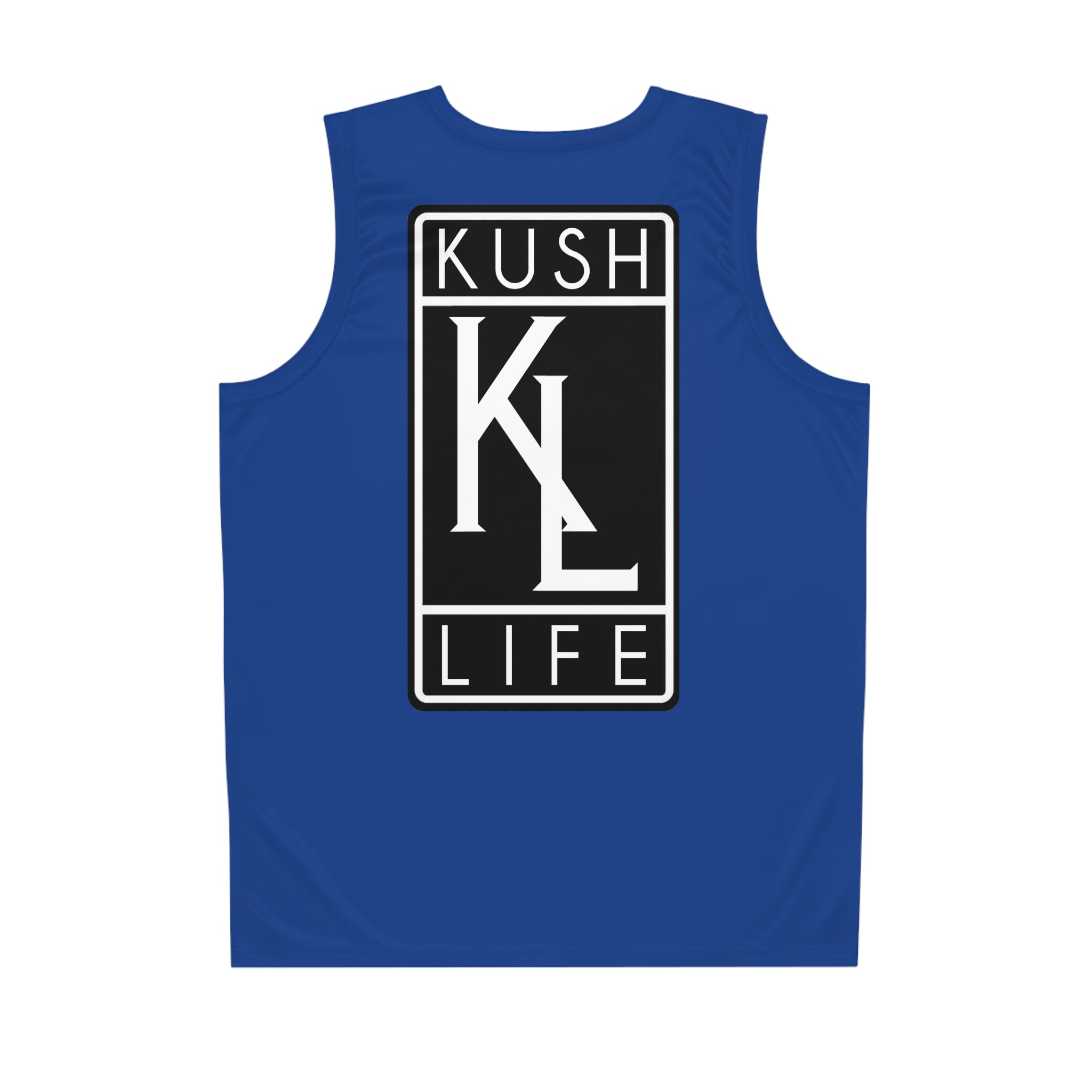 Kush Life OG Logo - Royal Basketball Jersey (AOP)