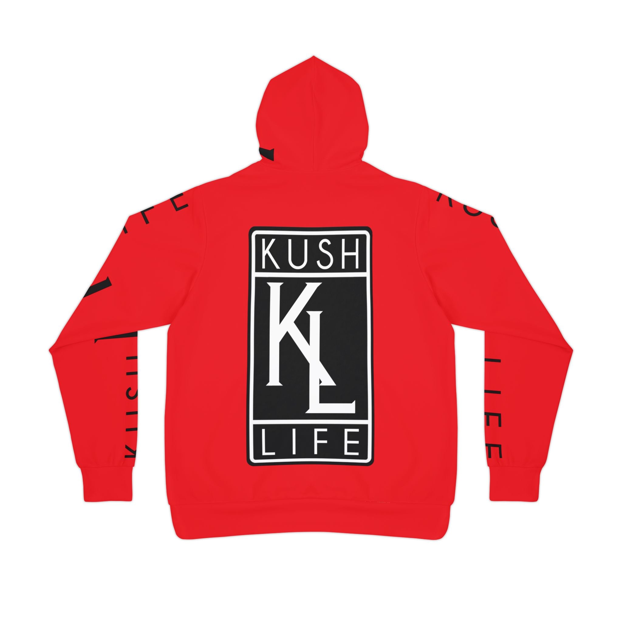 Kush Life OG Logo - Ruby Athletic Hoodie, Stylish Sportswear, Perfect for Athletes, Gift for Fitness Lovers, Cozy Fashion Statement