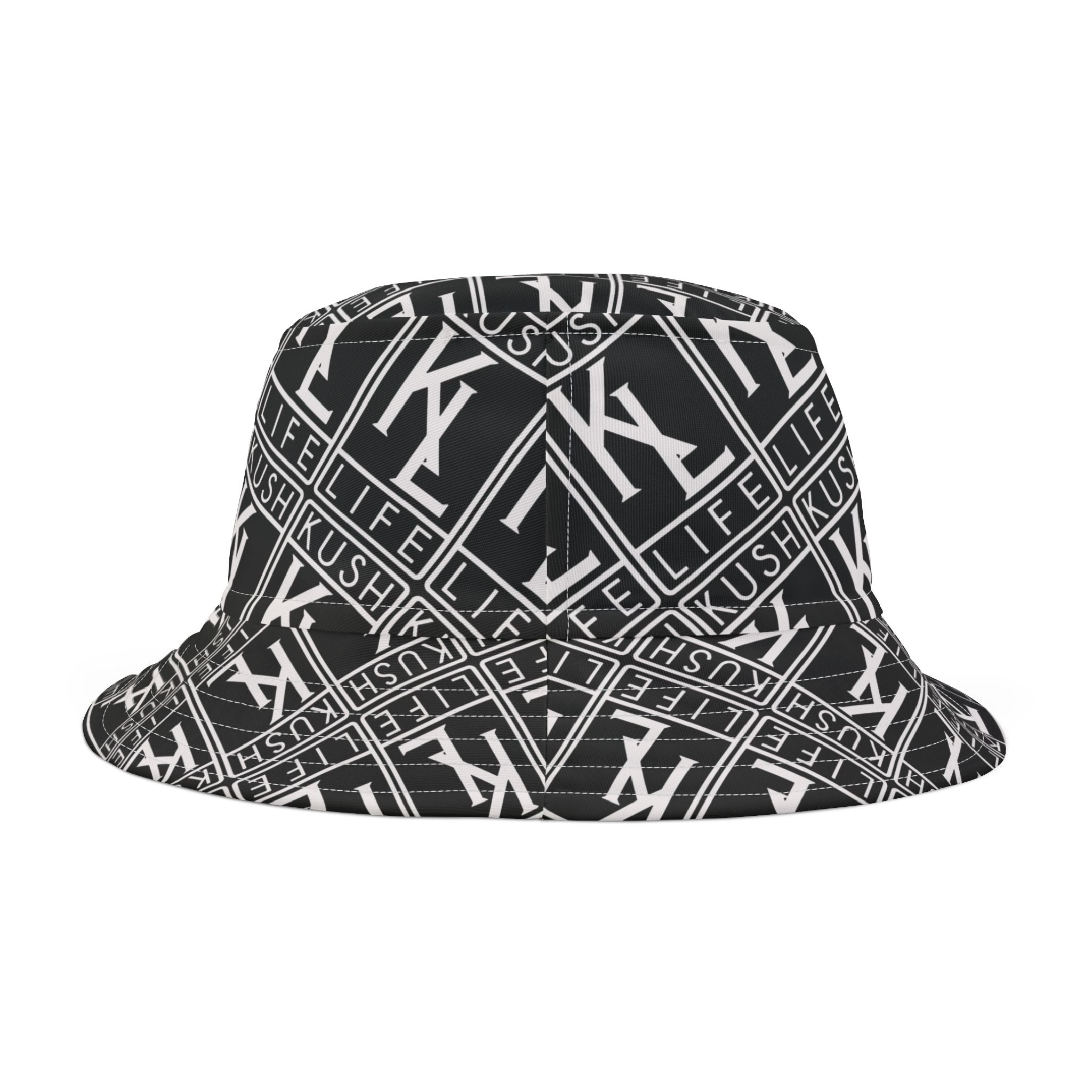 Kushlife OG Logo Monogram Bucket Hat (AOP)