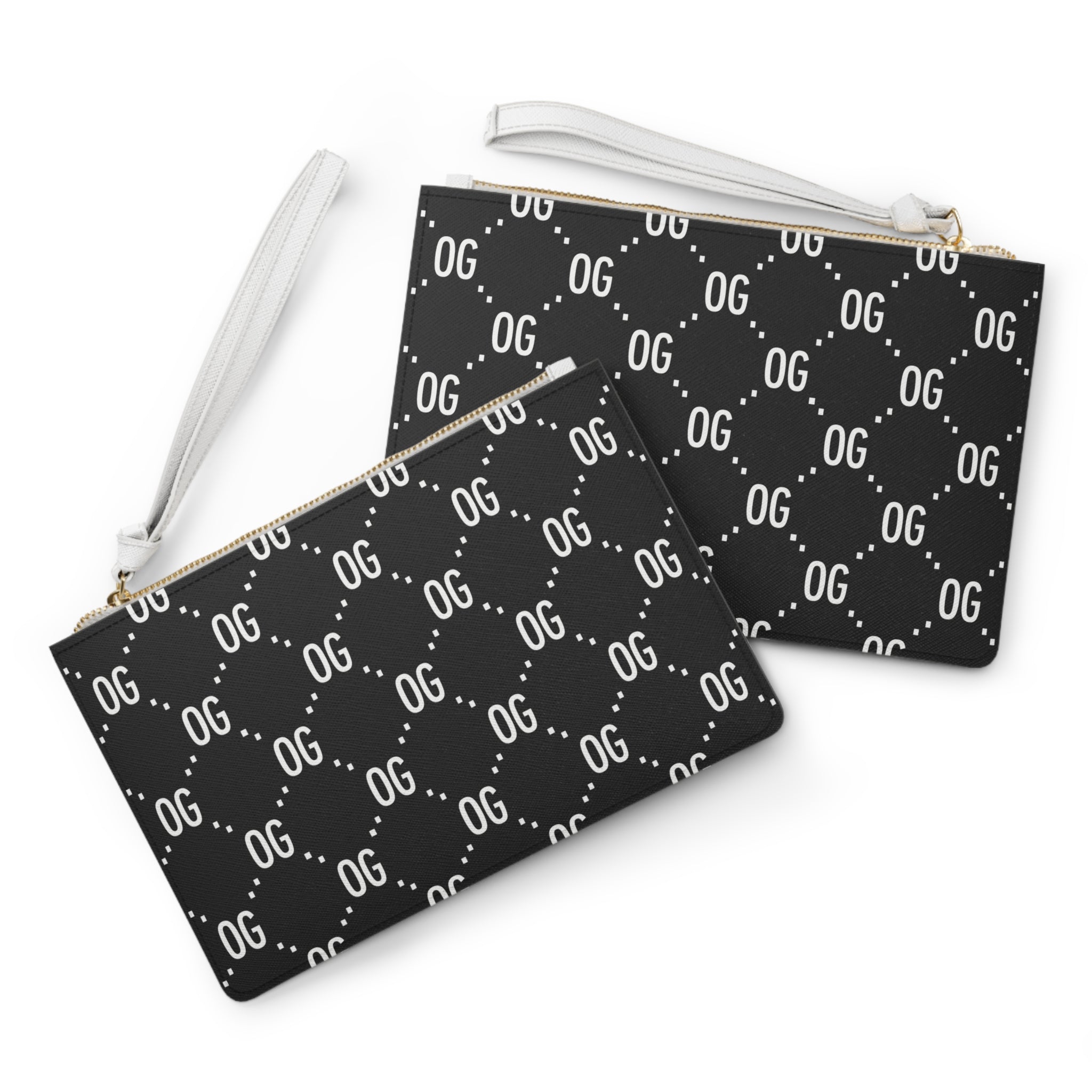 Kushlife "OG x OG" Logo Monogram - Stylish Clutch Bag for Cannabis Enthusiasts, Perfect for Parties, Festivals, Travel, Gifts, Accessory for Everyday Use