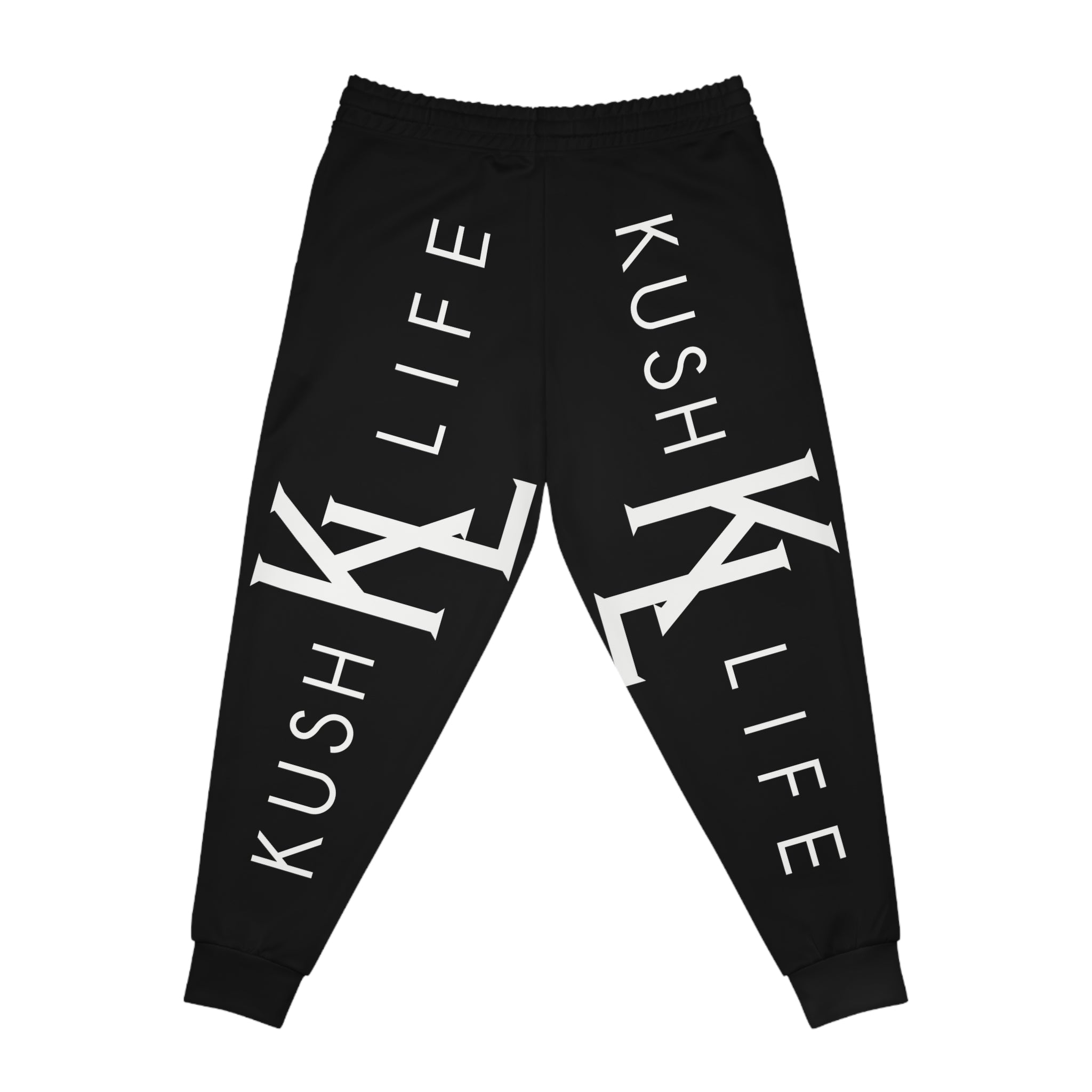 Kush KL Life Classic Logo - Ebony Athletic Joggers (AOP)