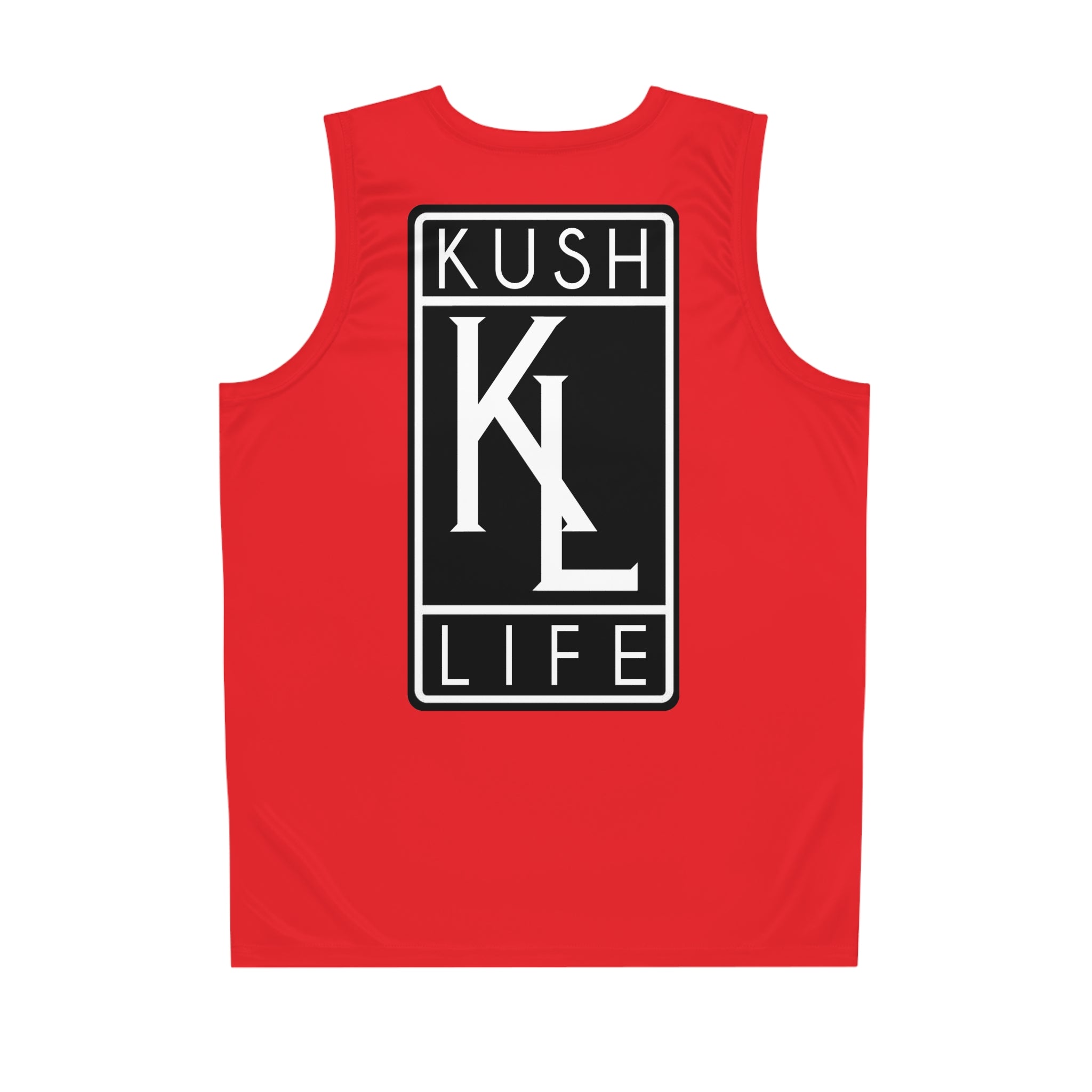 Kush Life OG Logo - Ruby Basketball Jersey (AOP)