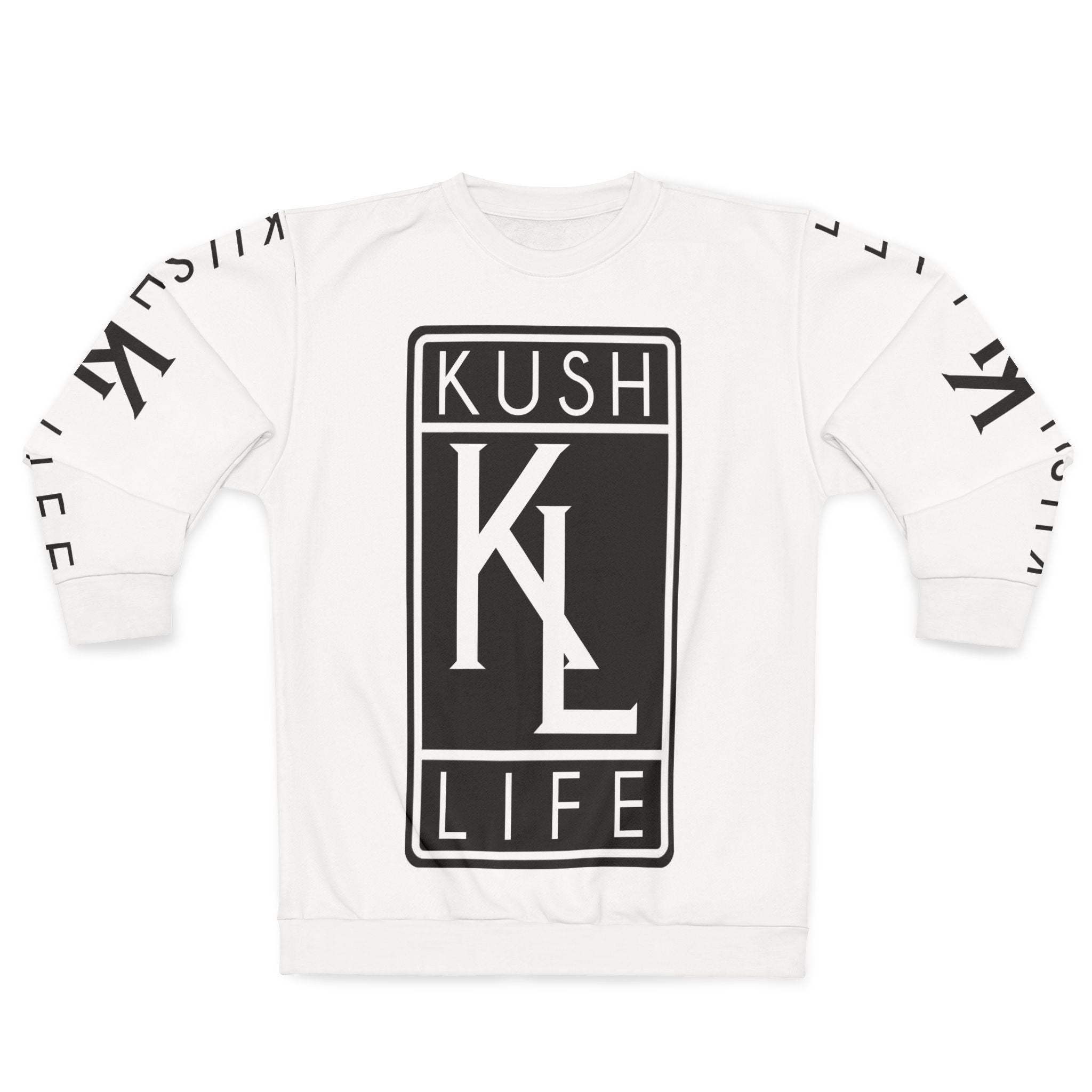 Kushlife OG Logo - Snow Unisex Sweatshirt (AOP)