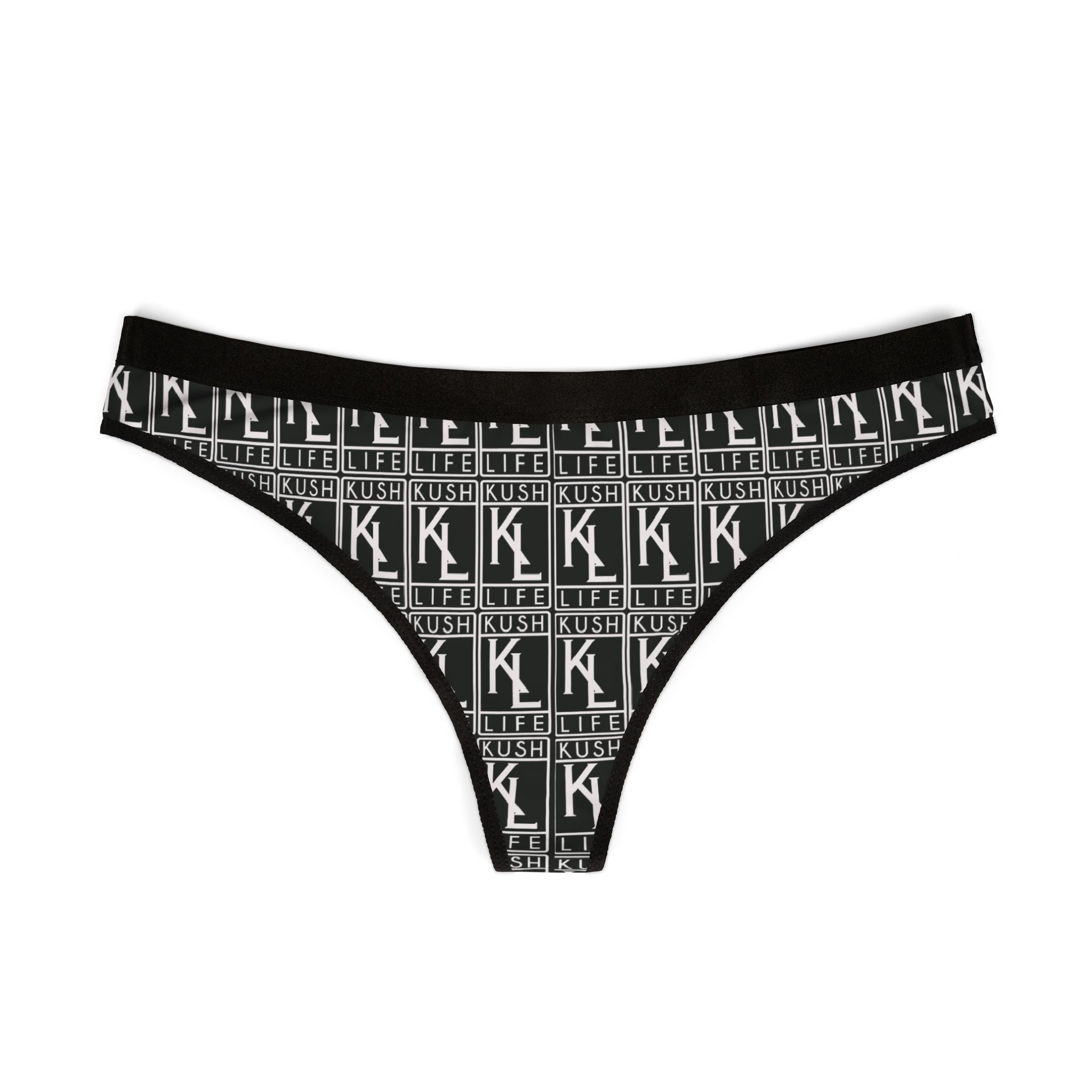 Kushlife OG Logo Monogram Women's Thongs (AOP)