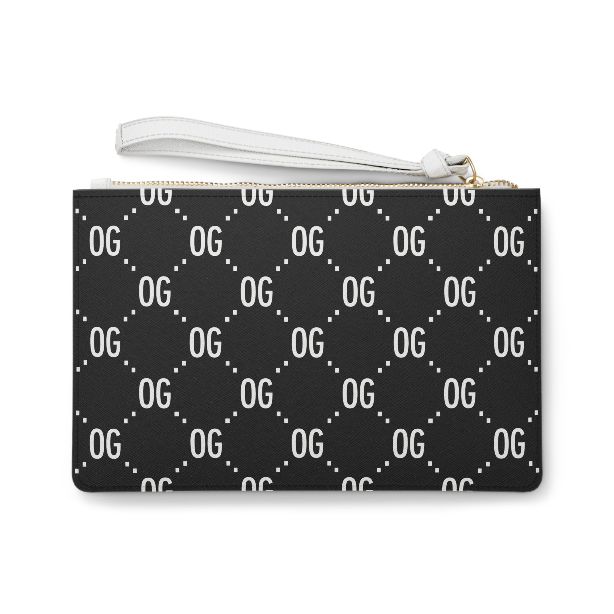 Kushlife "OG x OG" Logo Monogram - Stylish Clutch Bag for Cannabis Enthusiasts, Perfect for Parties, Festivals, Travel, Gifts, Accessory for Everyday Use