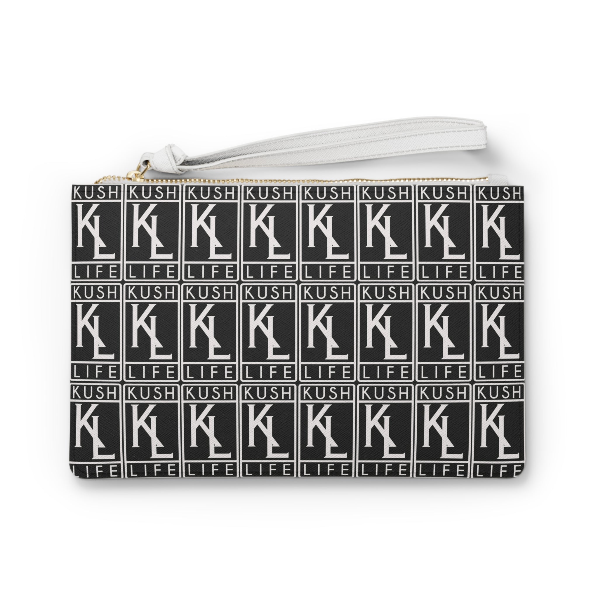 Kushlife OG Logo Monogram - Stylish Clutch Bag for Cannabis Enthusiasts, Perfect for Parties, Festivals, Travel, Gifts, Accessory for Everyday Use