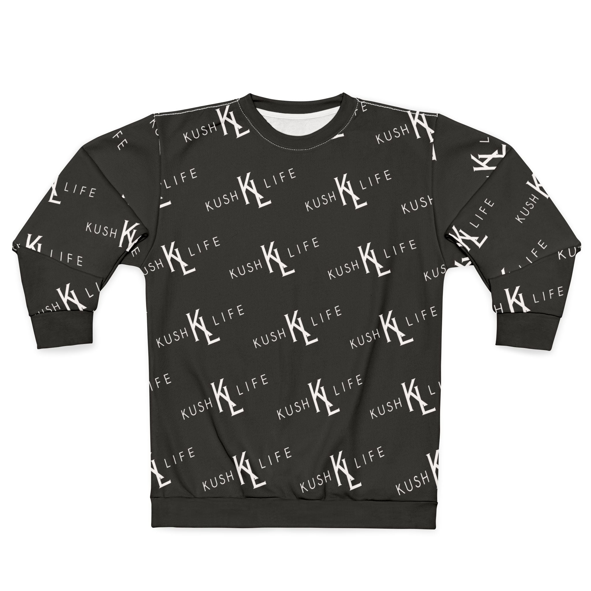 Kush KL Life Classic logo Pattern - Unisex Sweatshirt (AOP)