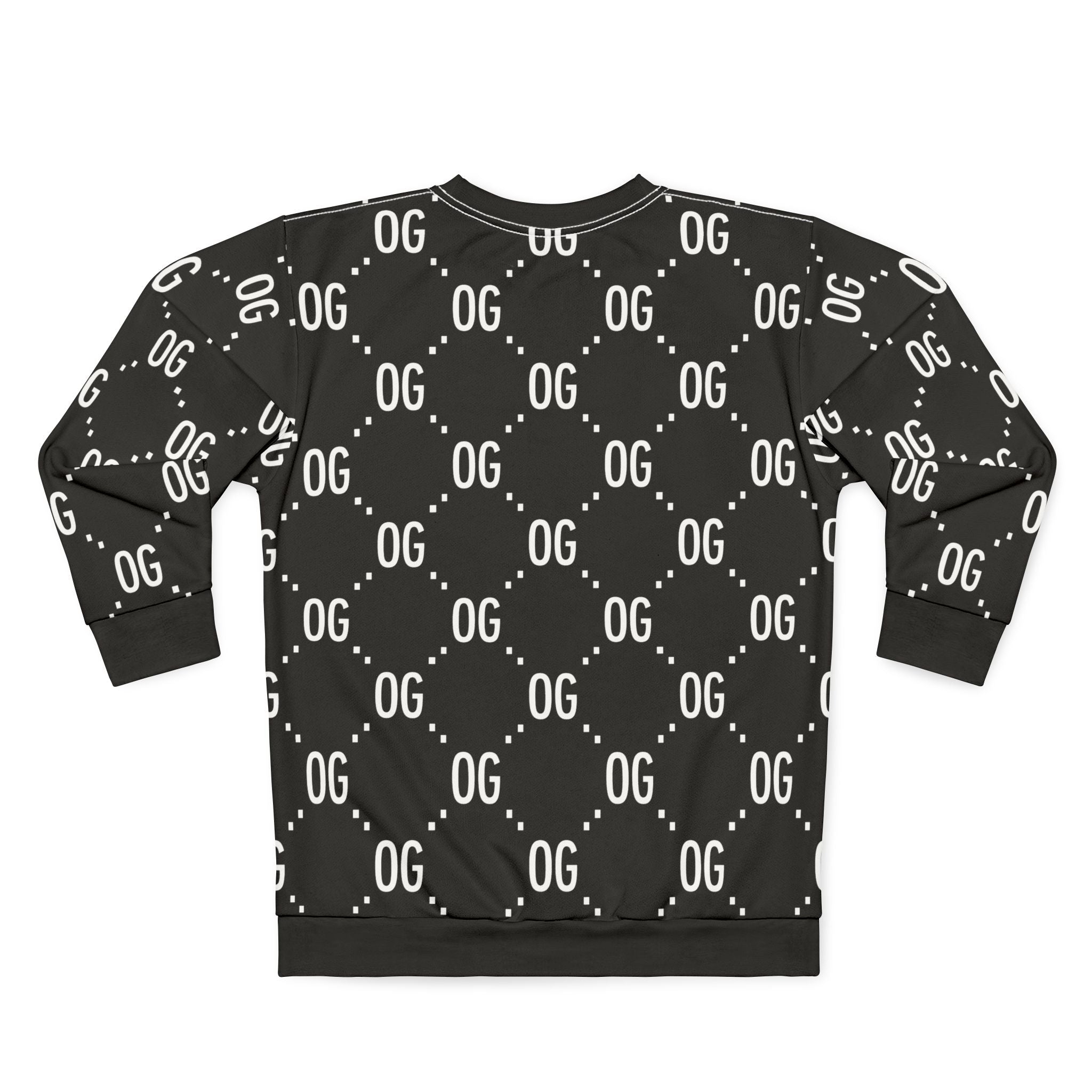 Kush Life "OG x OG" Logo Monogram - Unisex Sweatshirt (AOP)
