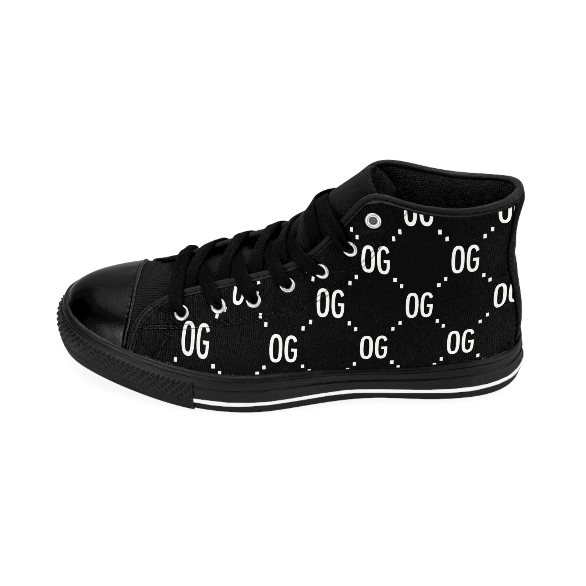 Kush Life "OG x OG" Logo Monogram - Stylish High-Top Sneakers for Trendsetters, Casual Footwear, Urban Style, Gift for Him, Everyday Sneakers