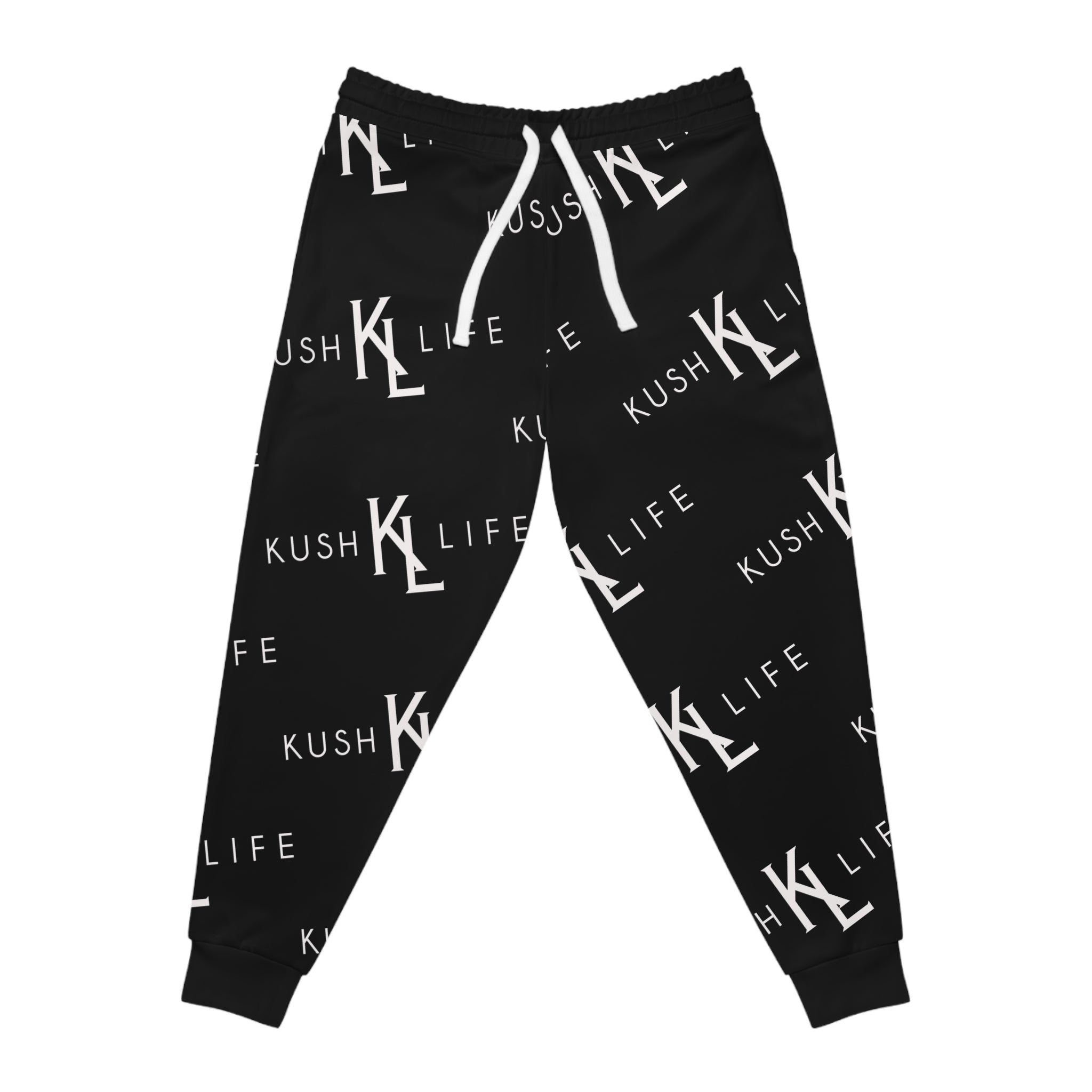 Kush KL Life Classic Logo Pattern - Athletic Joggers