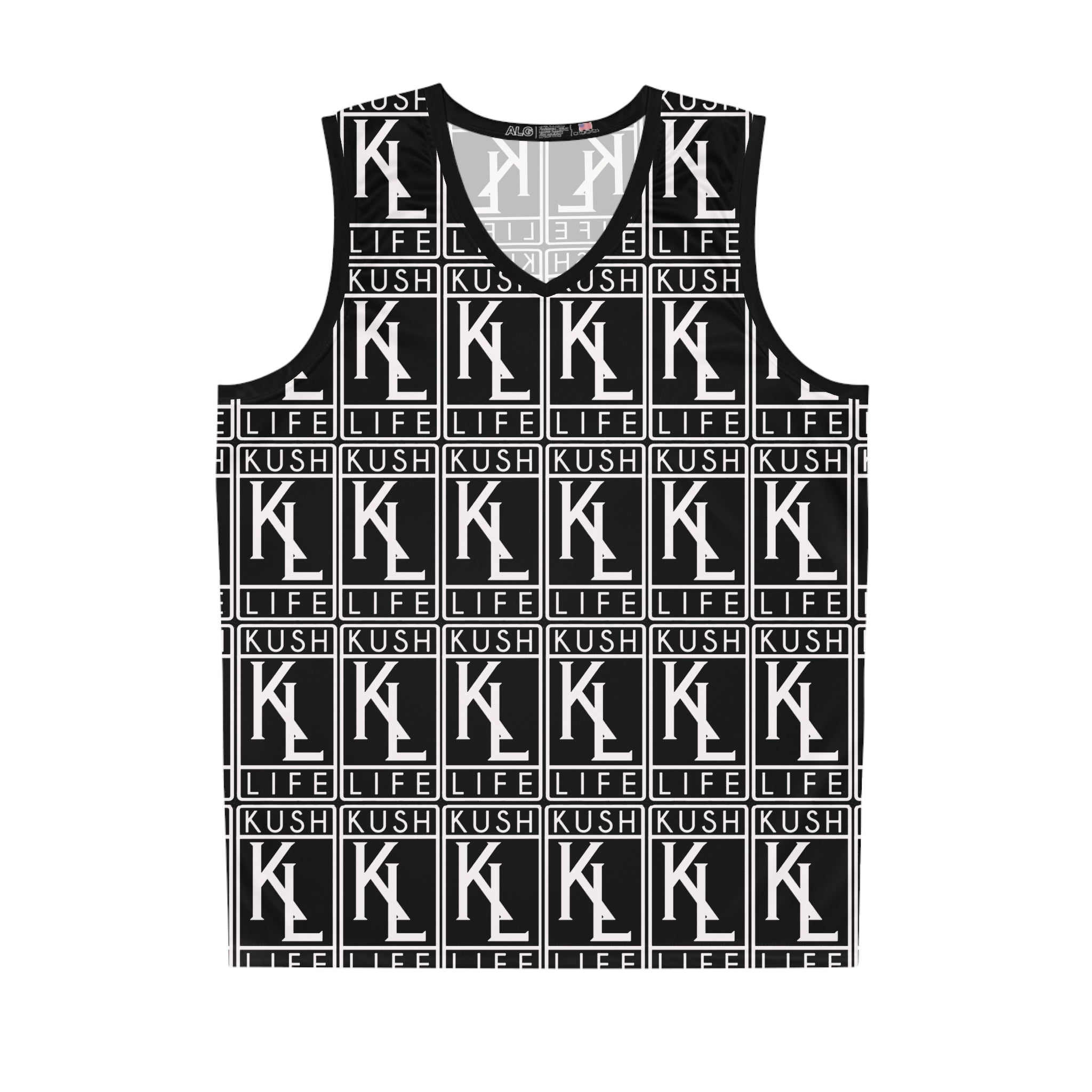 Kush Life OG Logo Monogram - Basketball Jersey (AOP)