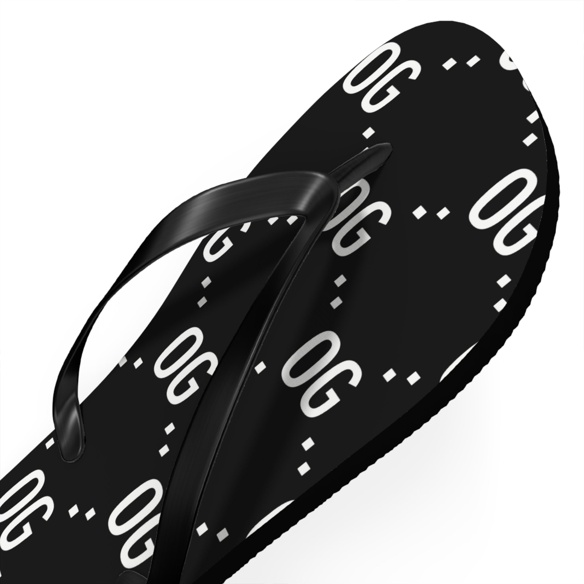Kush Life "OG x OG"  Logo Monogram - Flip Flops