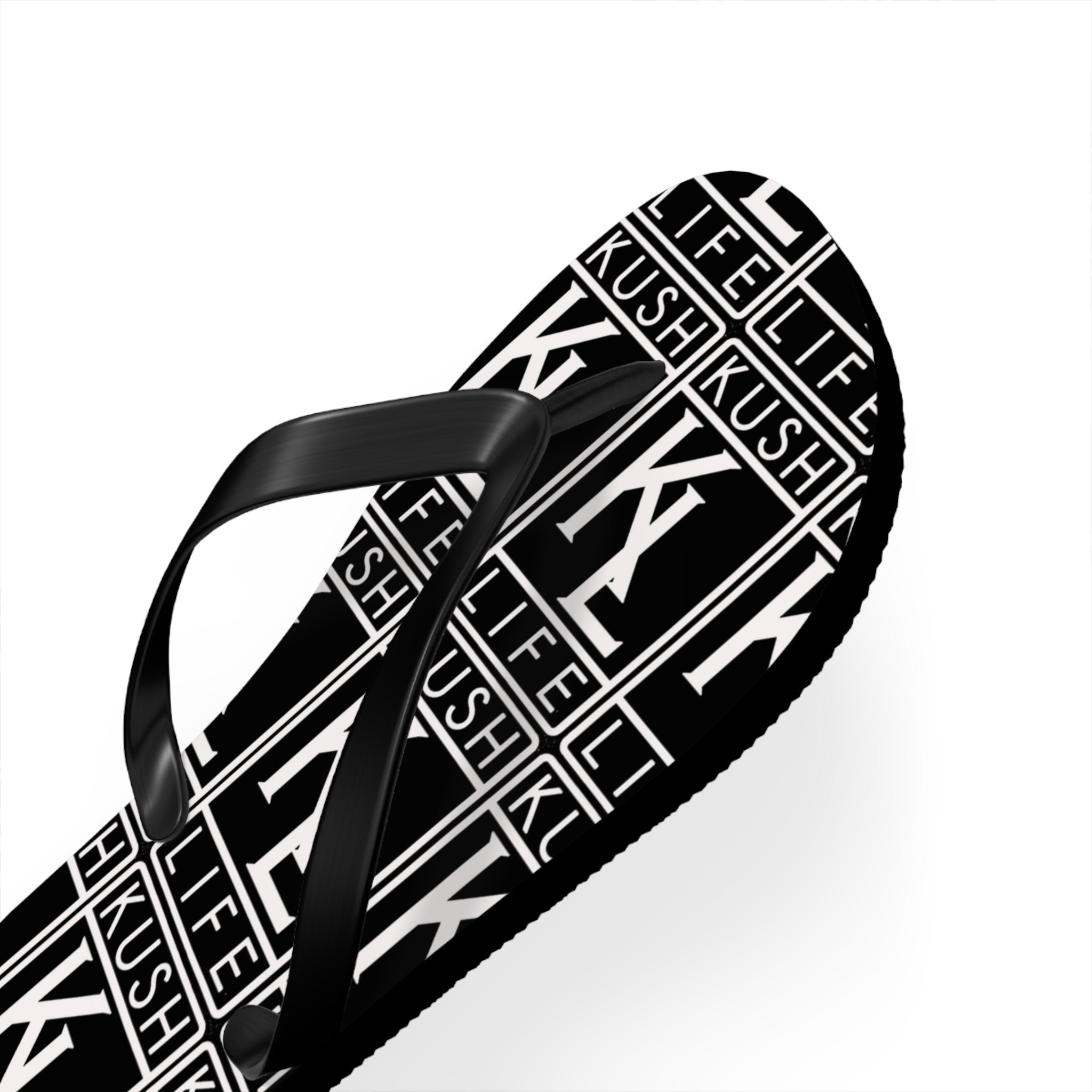 Kush Life OG Logo Monogram Flip Flops