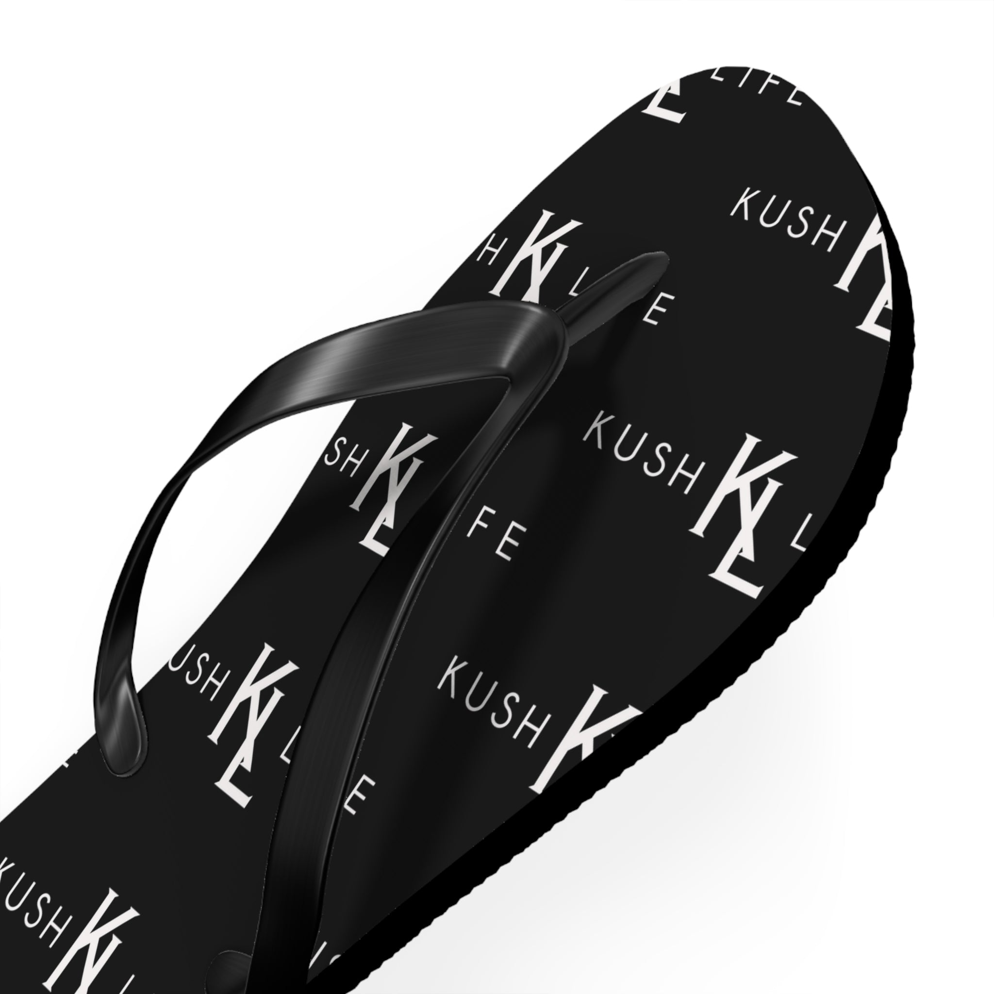 Kush KL Life Classic  Logo Pattern - Flip Flops