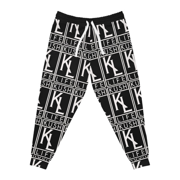 Kushlife OG Logo Monogram - Athletic Joggers (AOP)