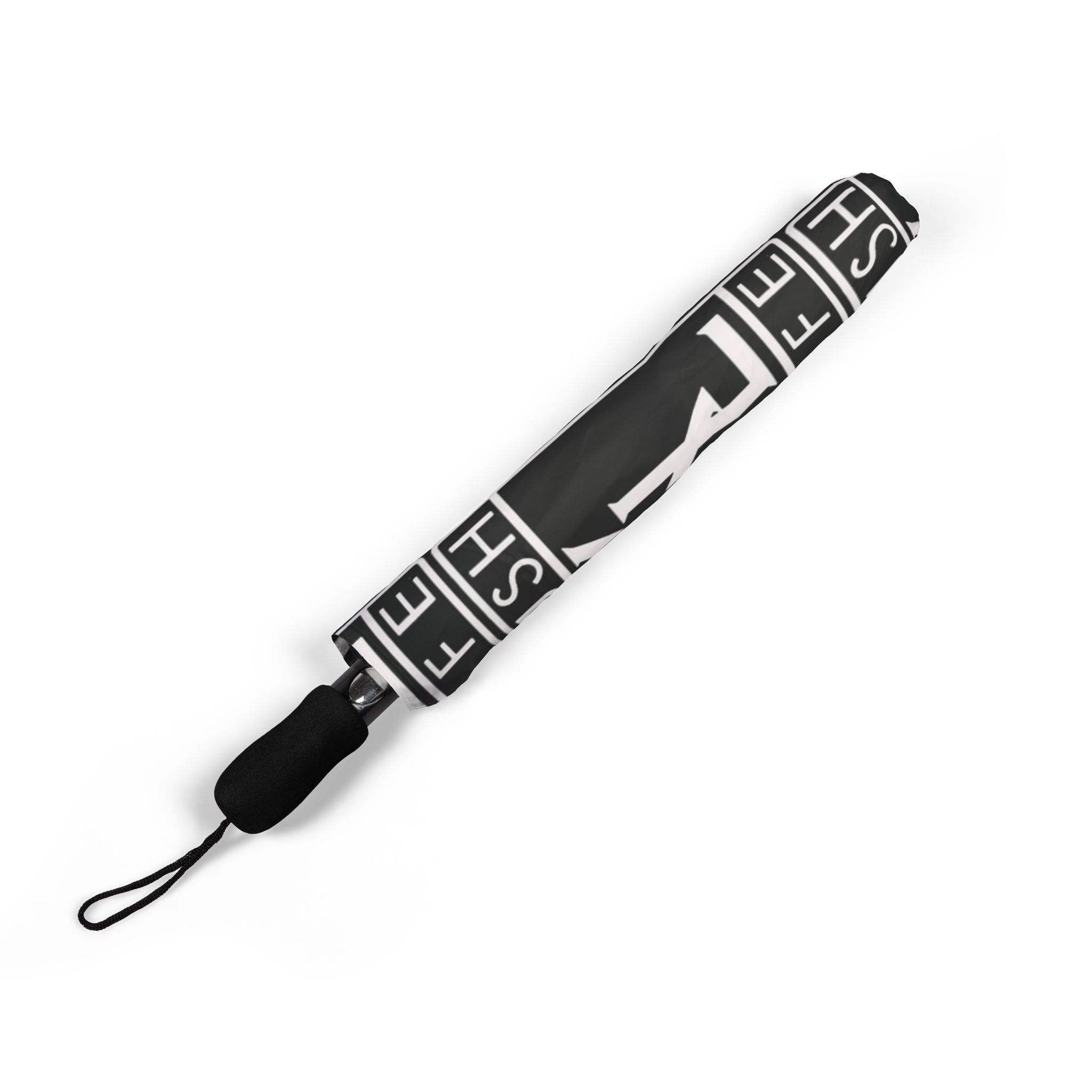 Kush Life OG Logo Monogram - Stylish Semi-Automatic Foldable Umbrella, Rain Gear for Trendsetters, Compact Travel Umbrella, Fashionable Gifts for Him/Her, Portable [...]