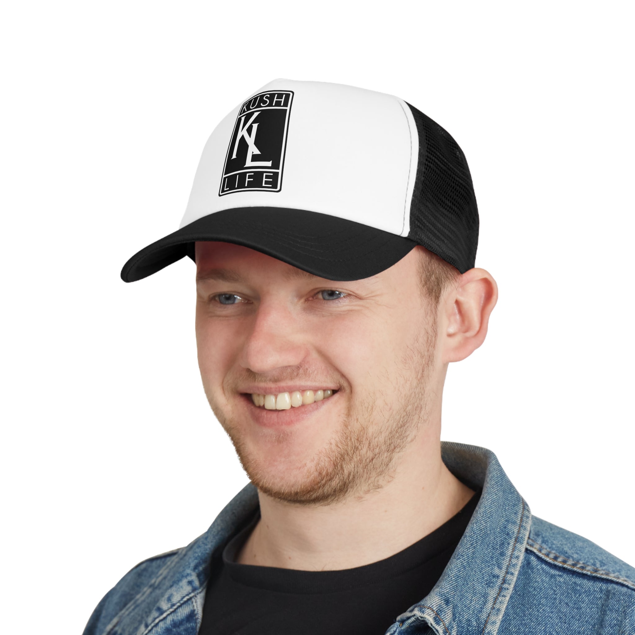 Kush Life OG Logo - Mesh Cap - Stylish Accessory for Outdoor Adventures, Casual Wear, Gifts, Festivals, and Street Style