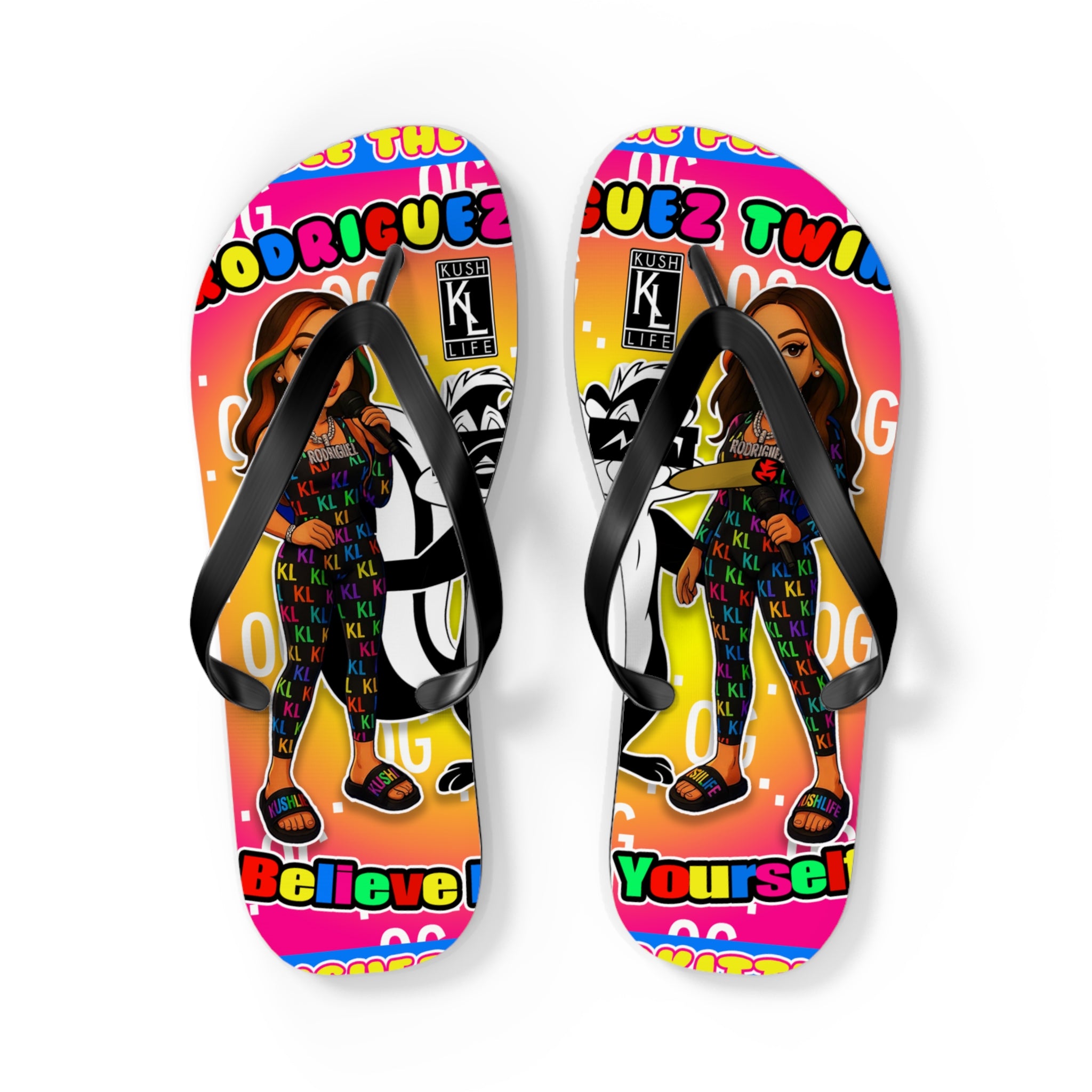 Kushlife x Rodriguez Twins -Flip Flops