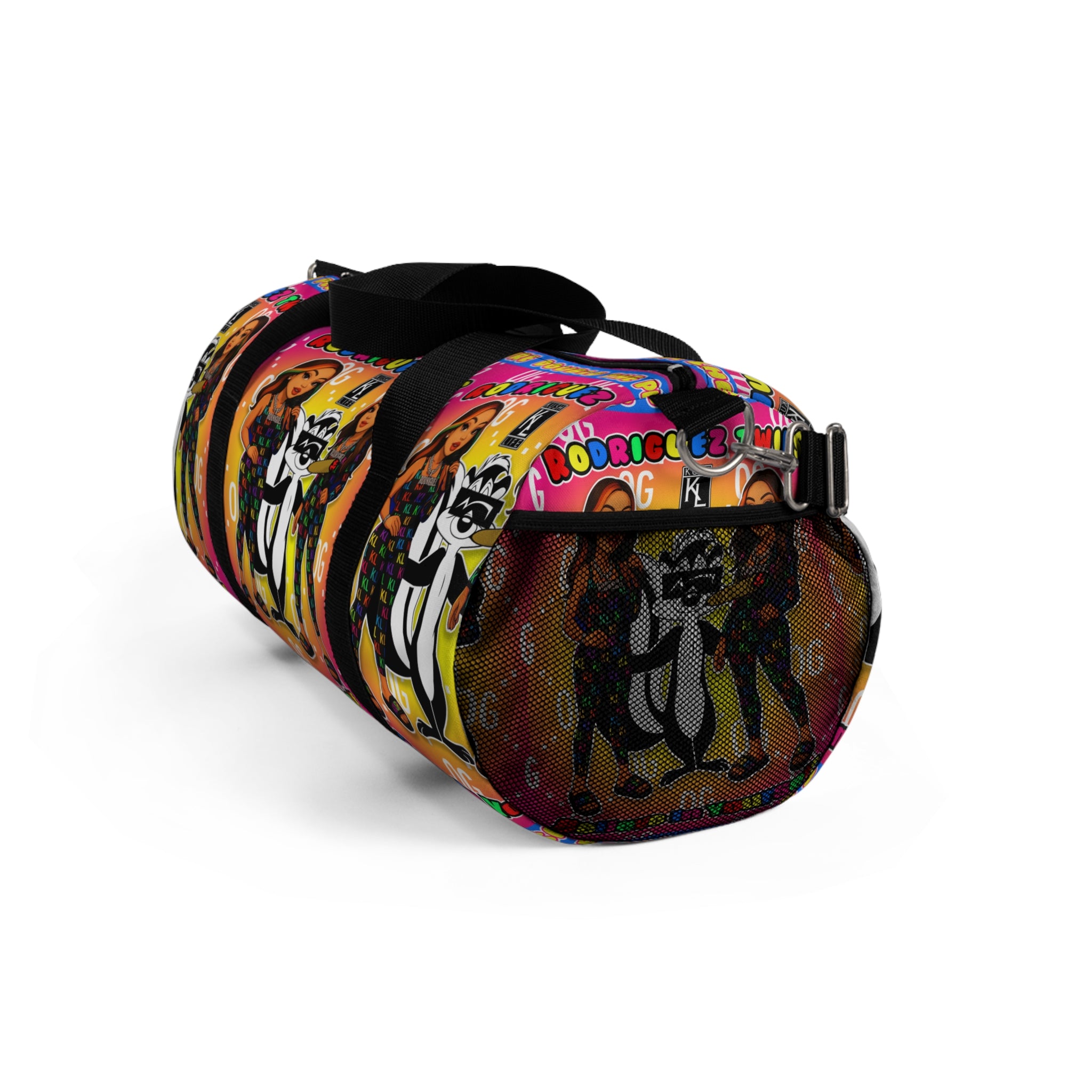 Kushlife x Rodriguez Twins - Colorful Retro Duffel Bag