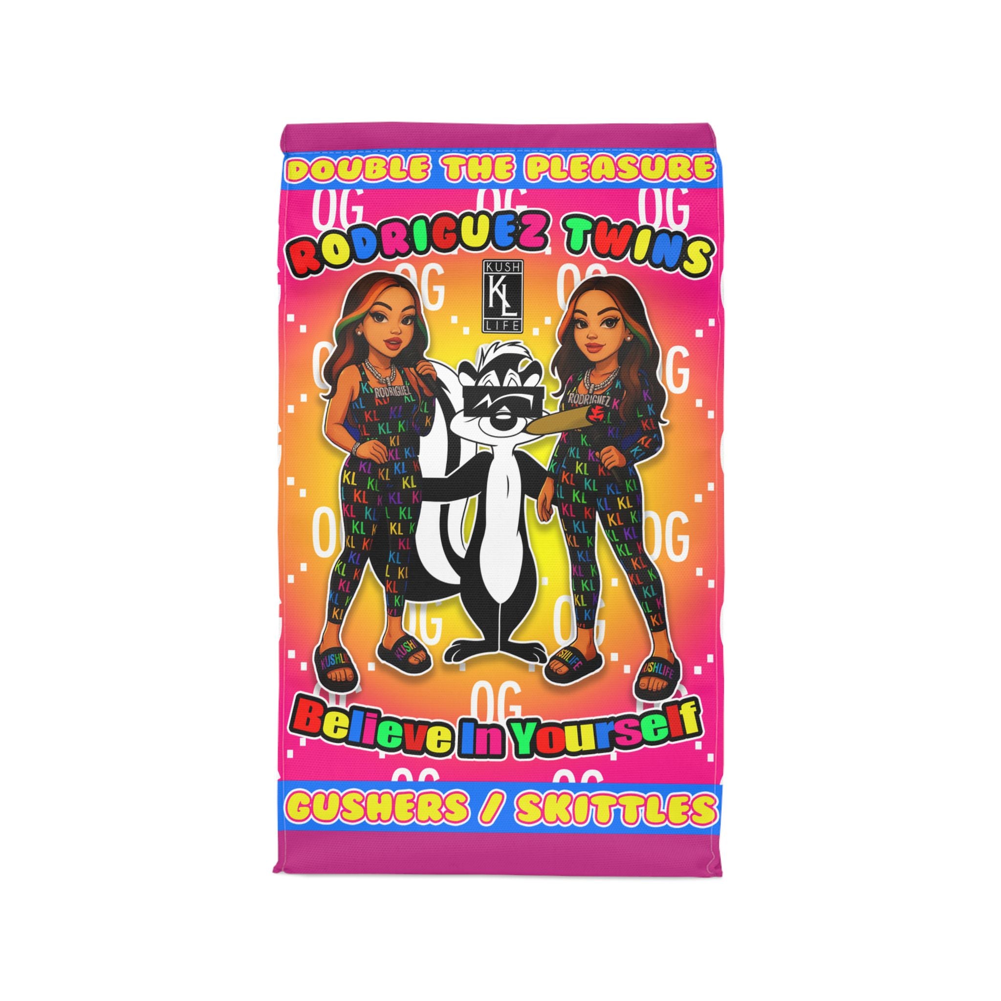 Kushlife x Rodriguez Twins - 'Believe In Yourself' Lunch Bag