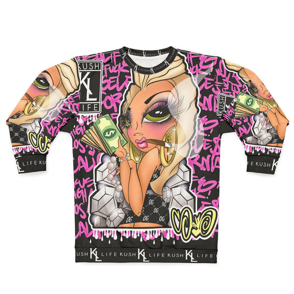 Kushlife x Sandoner - Graffiti Babe Sweatshirt