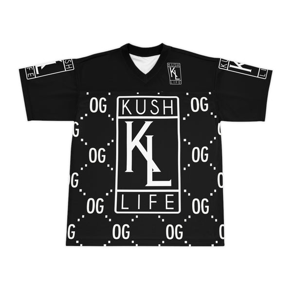 Kush Life "OG x OG"  Logo Monogram Custom - Unisex Football Jersey, Sporty Apparel, Casual Wear, Game Day Outfit, Streetwear, Gift for Athletes