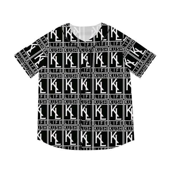 Kush Life OG Logo Monogram Men's Baseball Jersey (AOP)