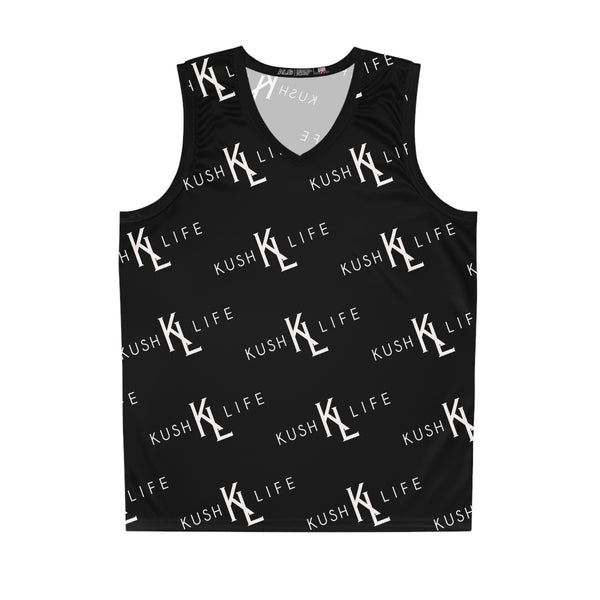 Kush KL Life Classic Logo Pattern - Basketball Jersey (AOP)