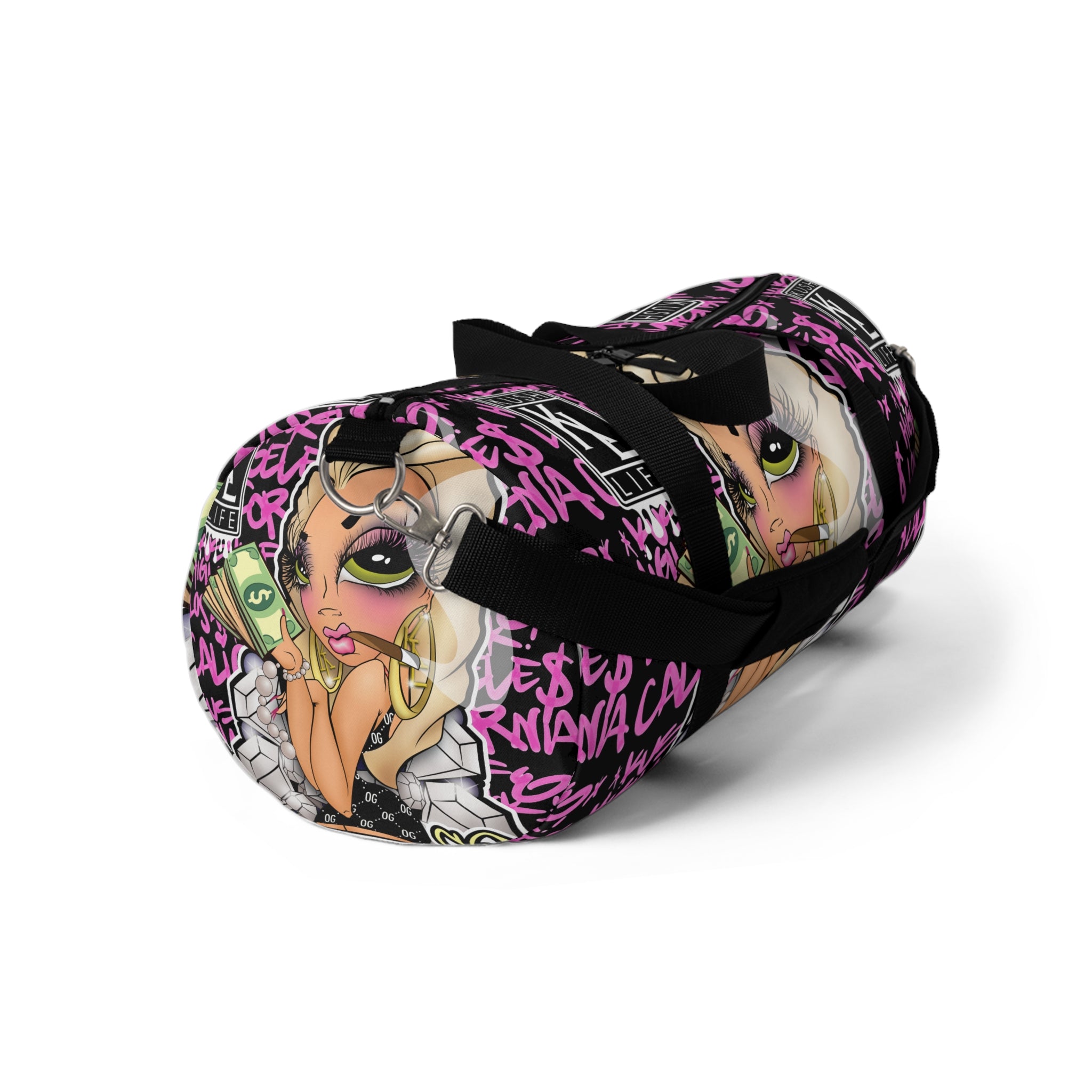 Kushlife x Sandoner - Graffiti Babe Duffel Bag