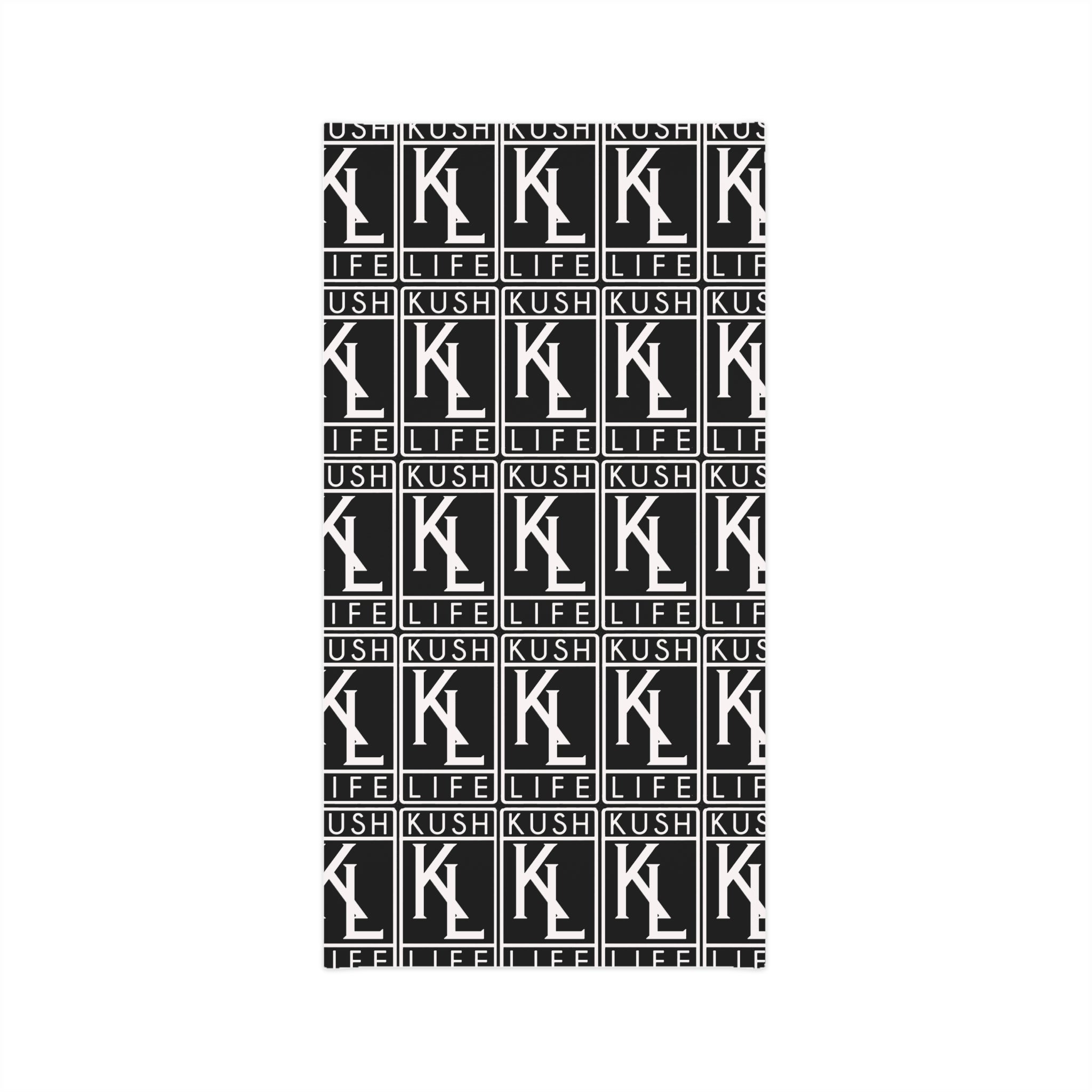 Kushlife OG Logo Monogram Lightweight Neck Gaiter - Stylish Face Covering for Outdoor Adventures, Sports, Festivals, Gifts, Fashion Statement