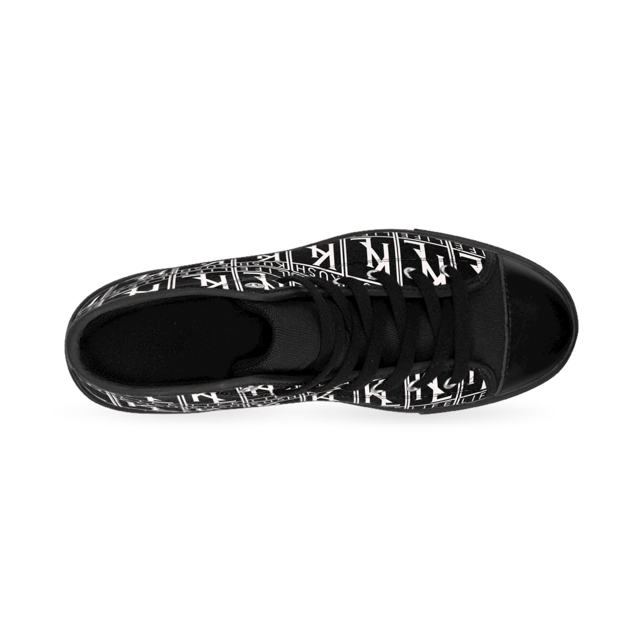 Kush Life OG Logo Monogram - Stylish High-Top Sneakers for Trendsetters, Casual Footwear, Urban Style, Gift for Him, Everyday Sneakers