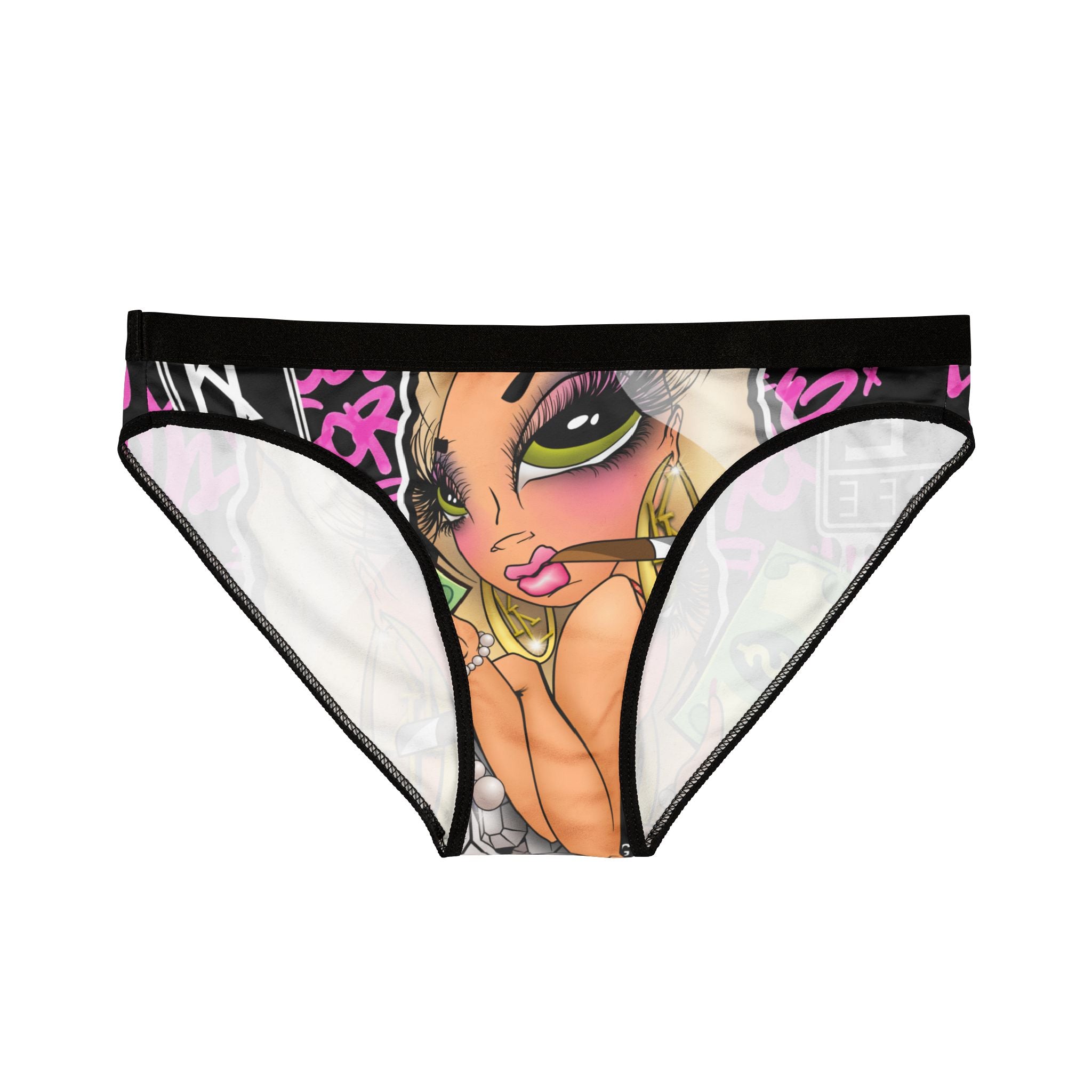 Kushlife x Sandoner - Graffiti Babe Bikini Brief