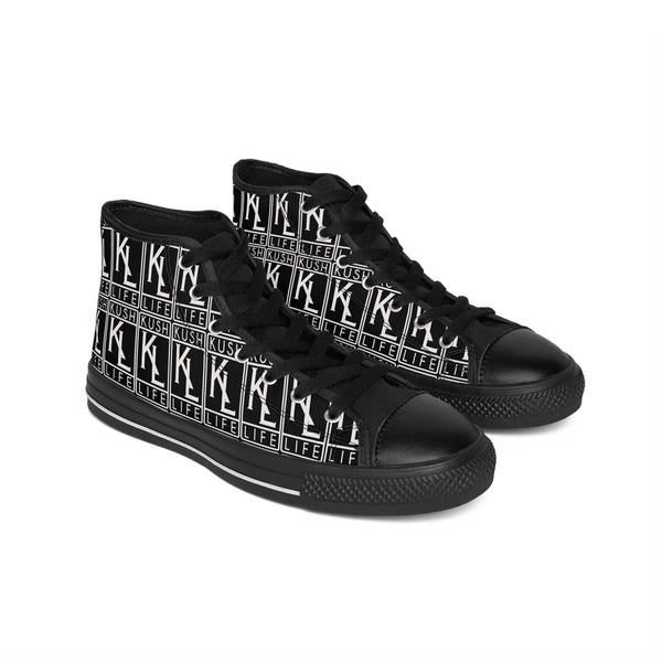 Kush Life OG Logo Monogram - Stylish High-Top Sneakers for Trendsetters, Casual Footwear, Urban Style, Gift for Him, Everyday Sneakers