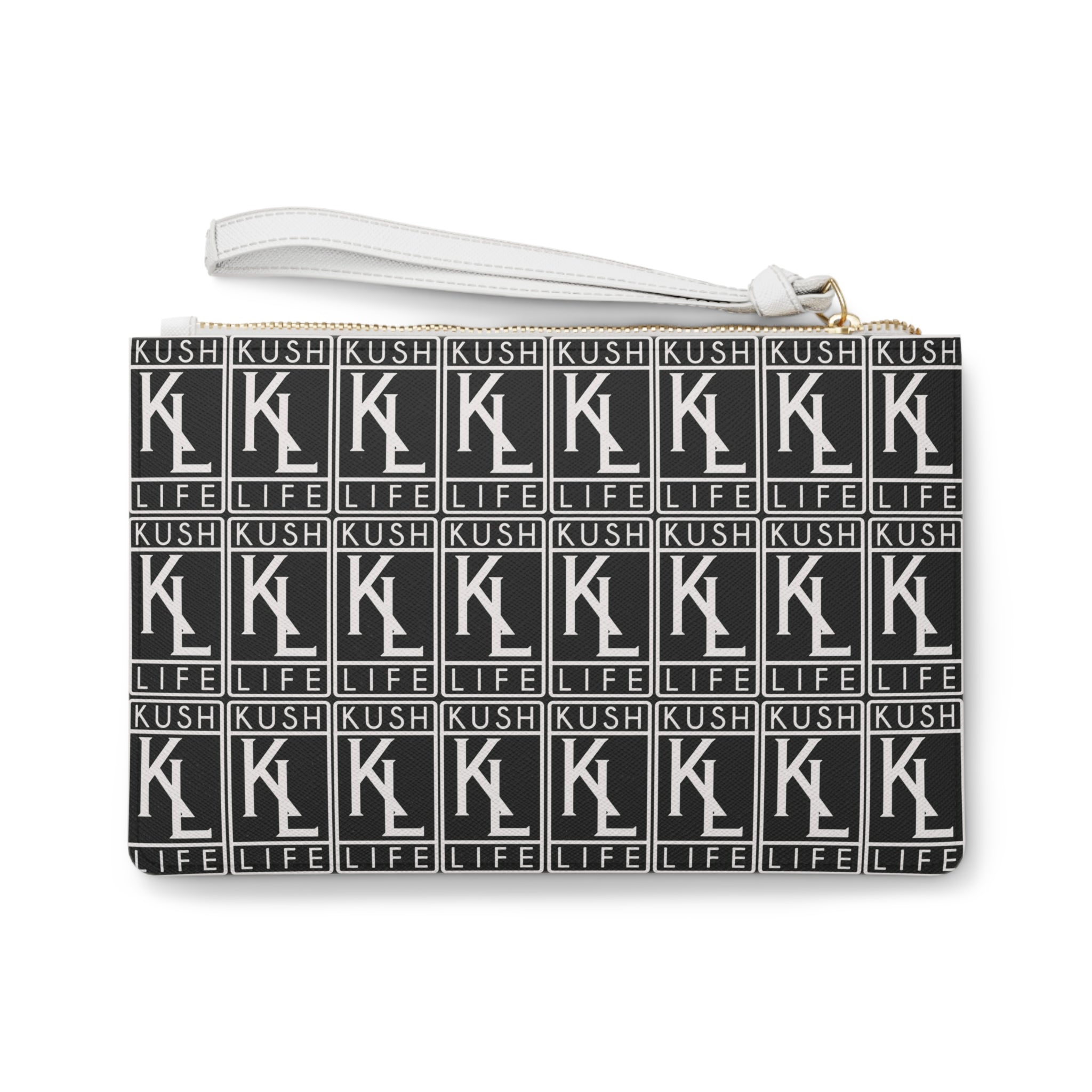 Kushlife OG Logo Monogram - Stylish Clutch Bag for Cannabis Enthusiasts, Perfect for Parties, Festivals, Travel, Gifts, Accessory for Everyday Use