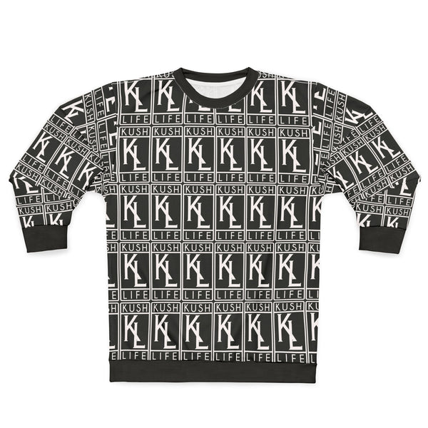 Kushlife OG Logo Monogram - Unisex Sweatshirt (AOP)