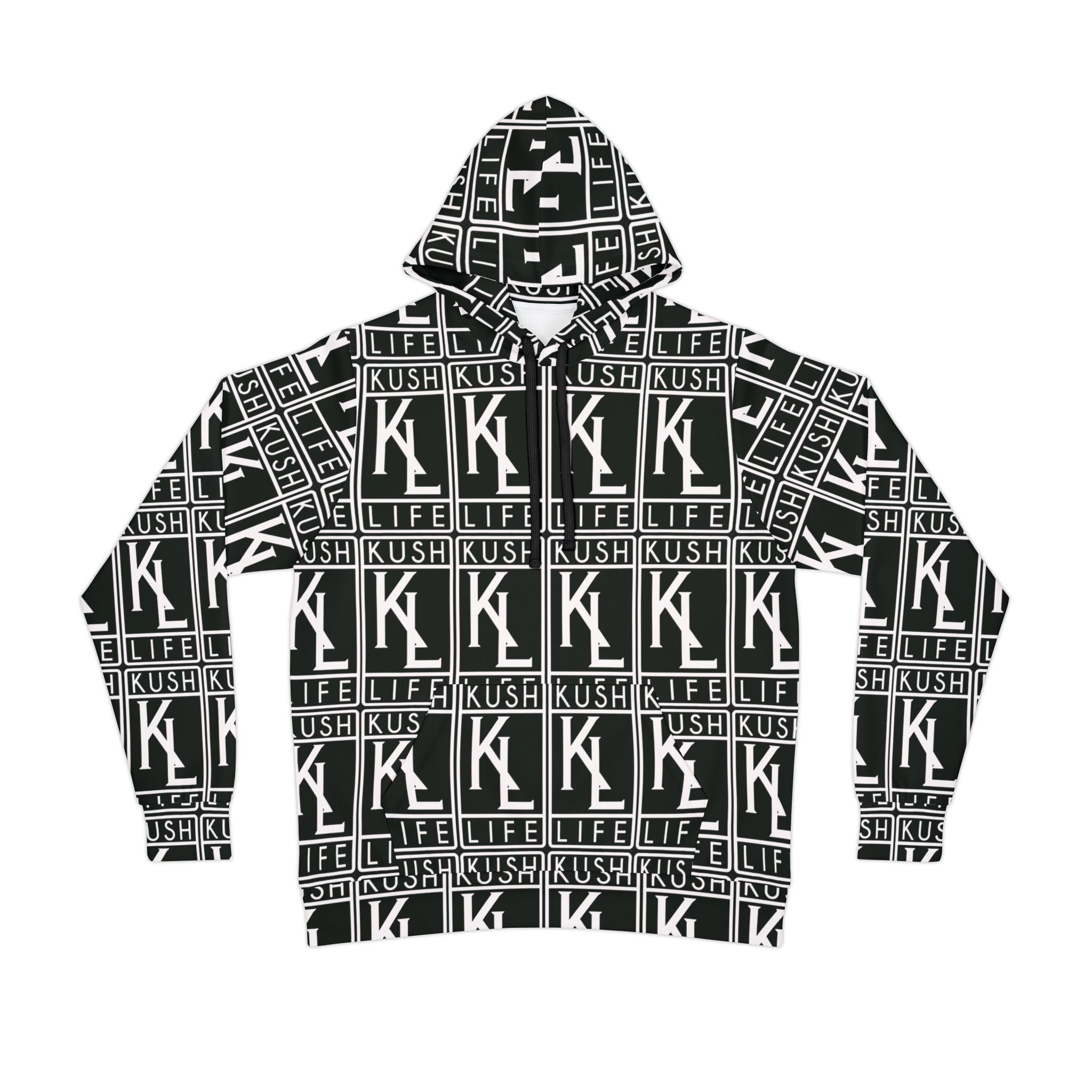 Kush Life OG Logo Monogram - Athletic Hoodie, Stylish Sportswear, Perfect for Athletes, Gift for Fitness Lovers, Cozy Fashion Statement