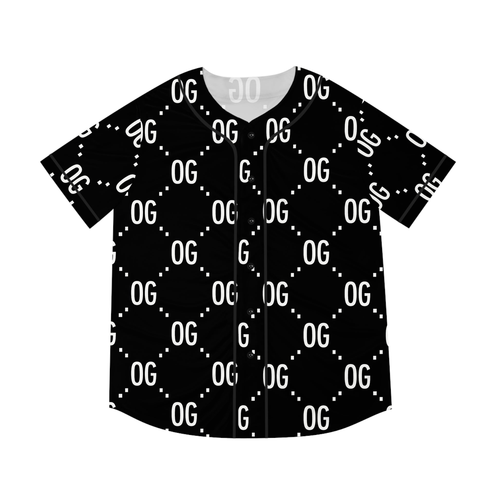 Kush Life "OG x OG"  Logo Monogram - Men's Baseball Jersey (AOP)