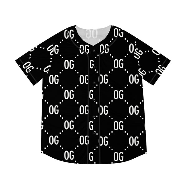 Kush Life "OG x OG"  Logo Monogram - Men's Baseball Jersey (AOP)