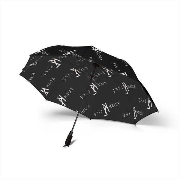 Kush KL Life Classic Logo Pattern - Stylish Semi-Automatic Foldable Umbrella, Rain Gear for Trendsetters, Compact Travel Umbrella, Fashionable Gifts for Him/Her, Portable [...]
