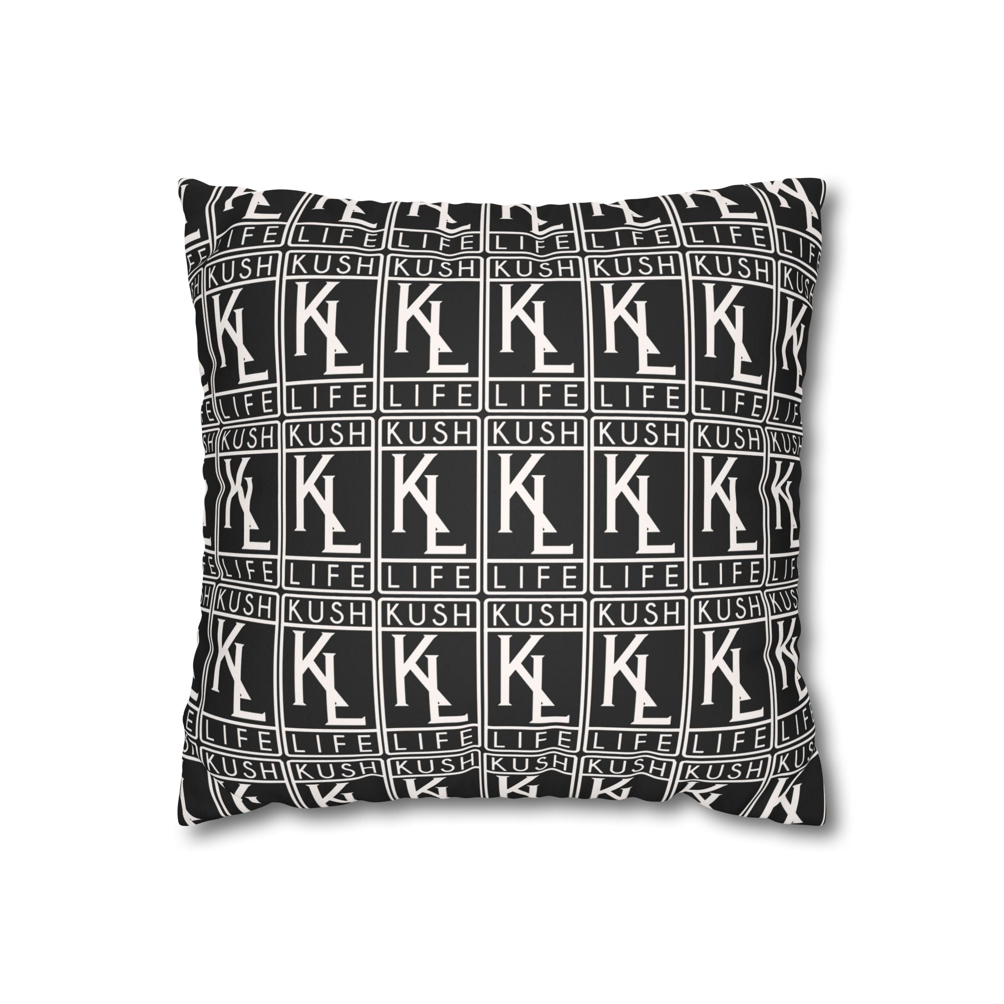 Kush Life "OG "  Logo Monogram - Faux Suede Square Pillowcase with OG Print, Home Decor Cushion Cover, Modern Accent Pillow, Gift for Friends, Cozy Living Room [...]