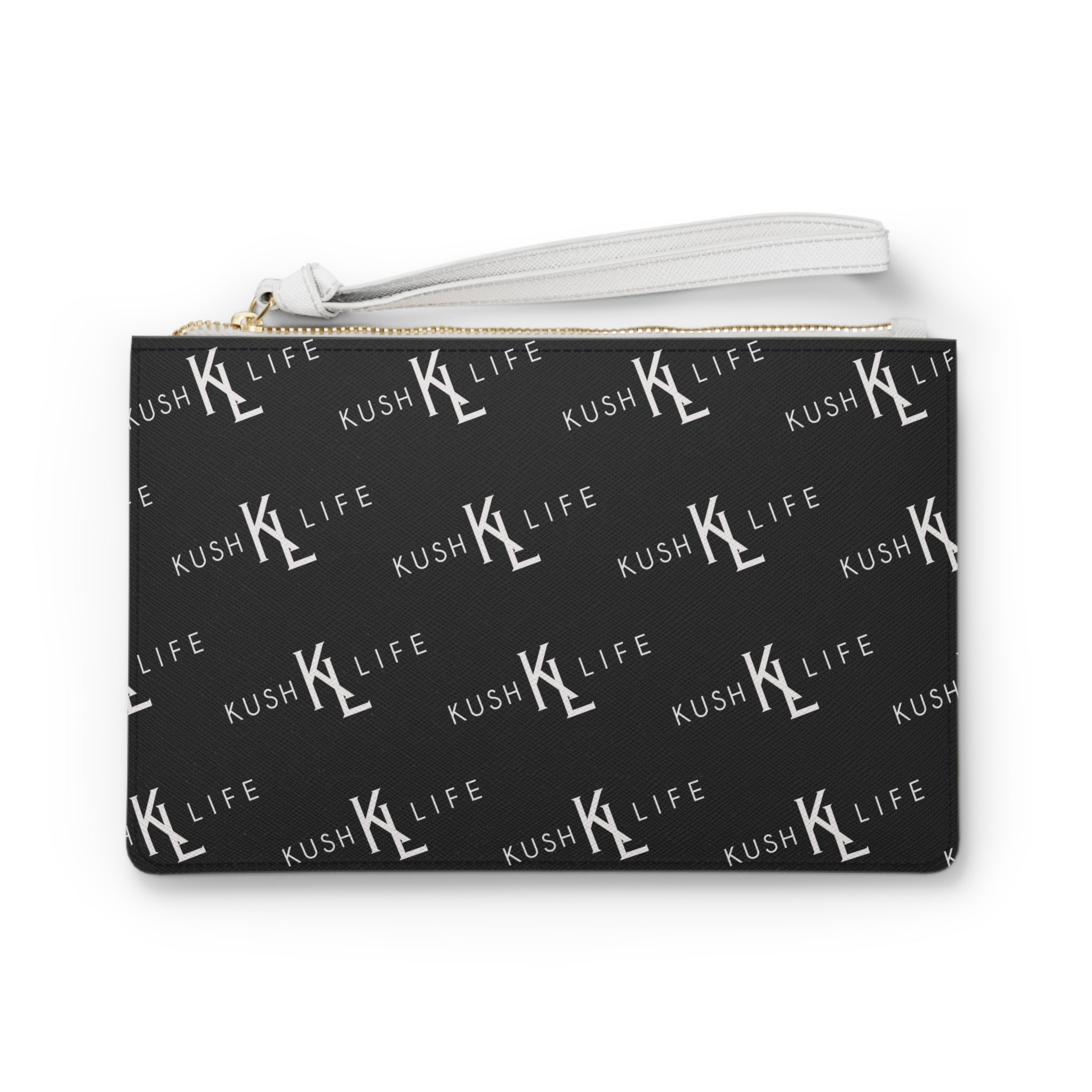 Kush KL Life Classic Logo Pattern - Stylish Clutch Bag for Cannabis Enthusiasts, Perfect for Parties, Festivals, Travel, Gifts, Accessory for Everyday Use