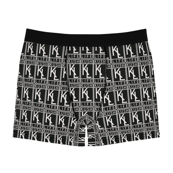Kush Life OG Logo Monogram - Men's Boxer Briefs - Kush Life AOP Print, Comfortable Underwear, Trendy Gift, Daily Wear, Streetwear Style, Unique Loungewear